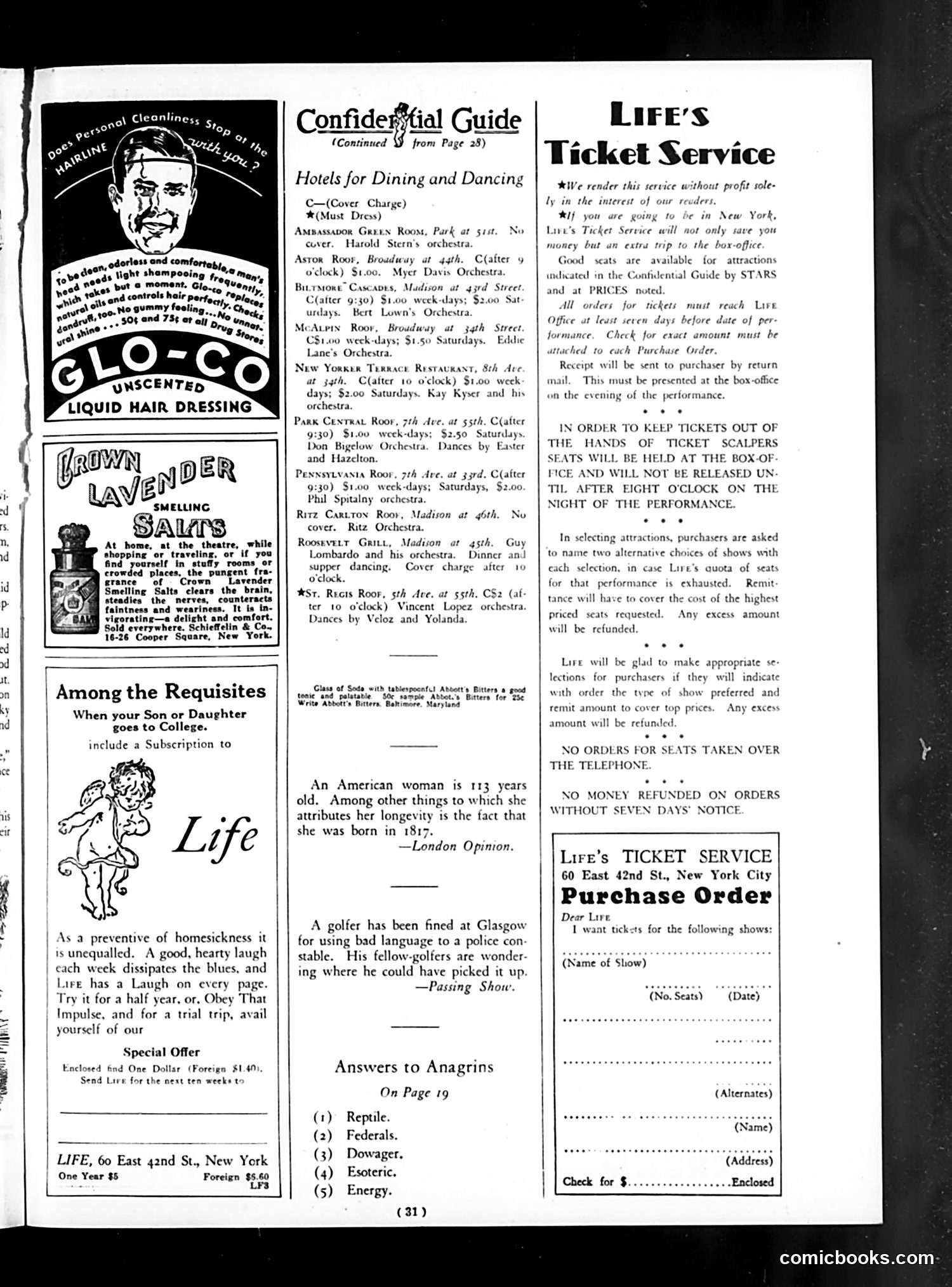Life — October 31, 1930 — page 33 of 36