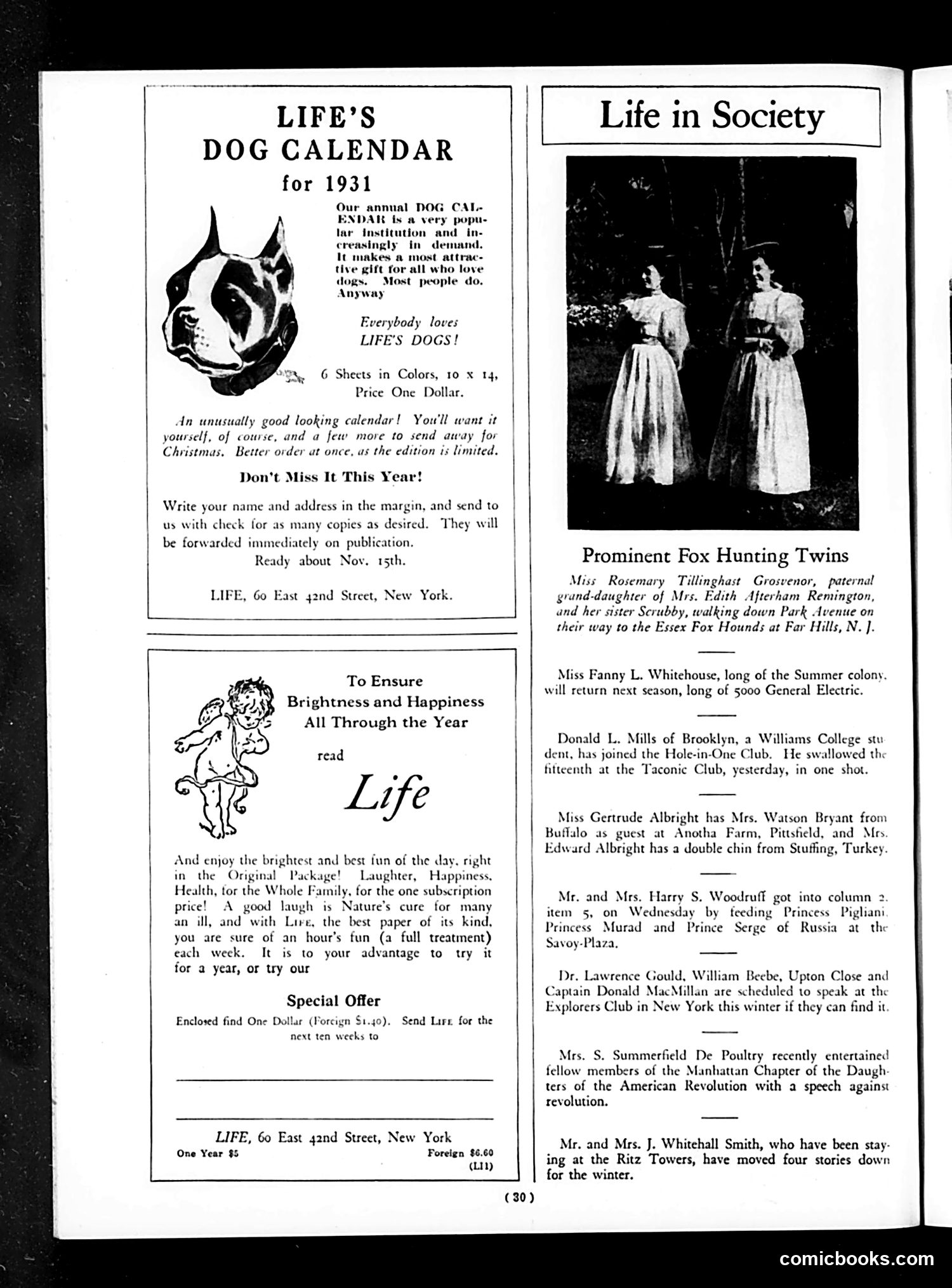 Life — November 14, 1930 — page 32 of 36