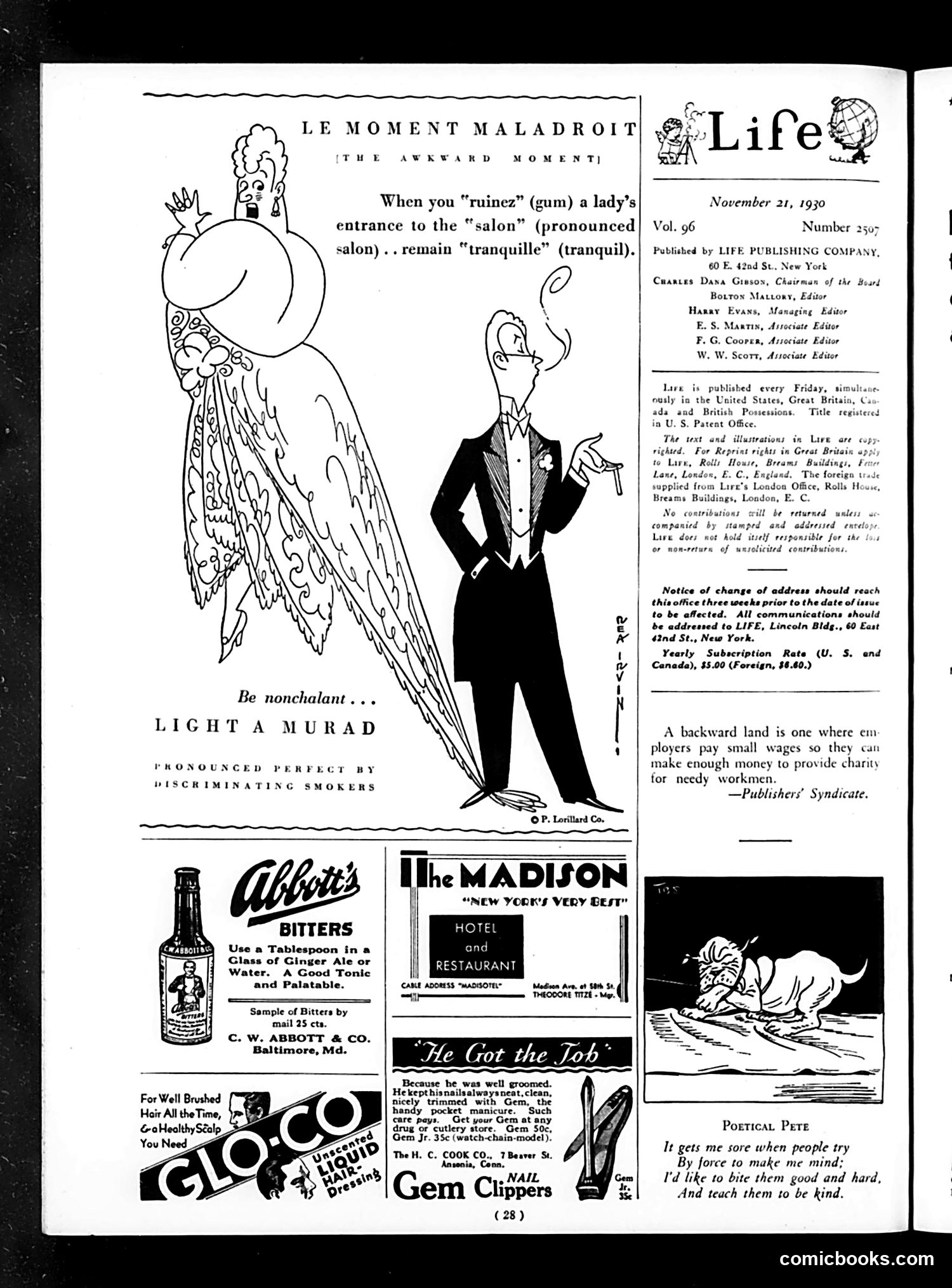 Life — November 21, 1930 — page 30 of 36