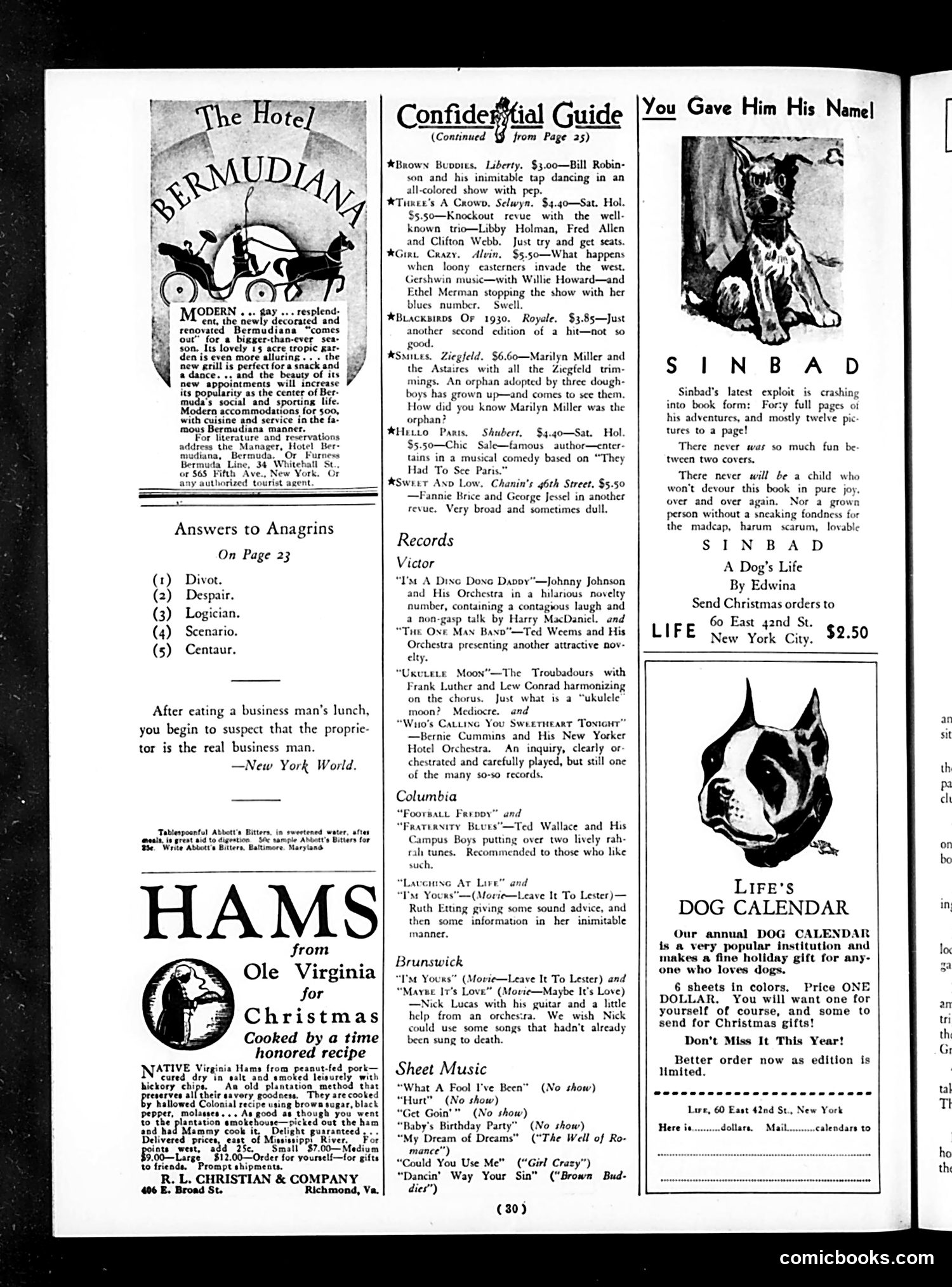 Life — December 12, 1930 — page 32 of 36