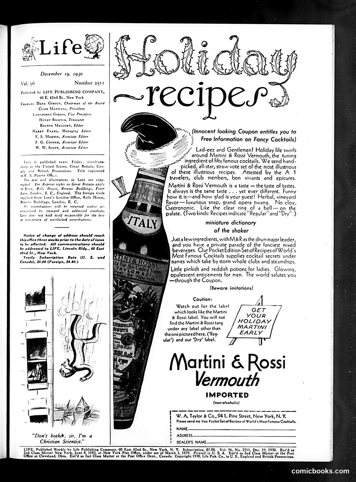 Life — December 19, 1930 — page 3 of 37