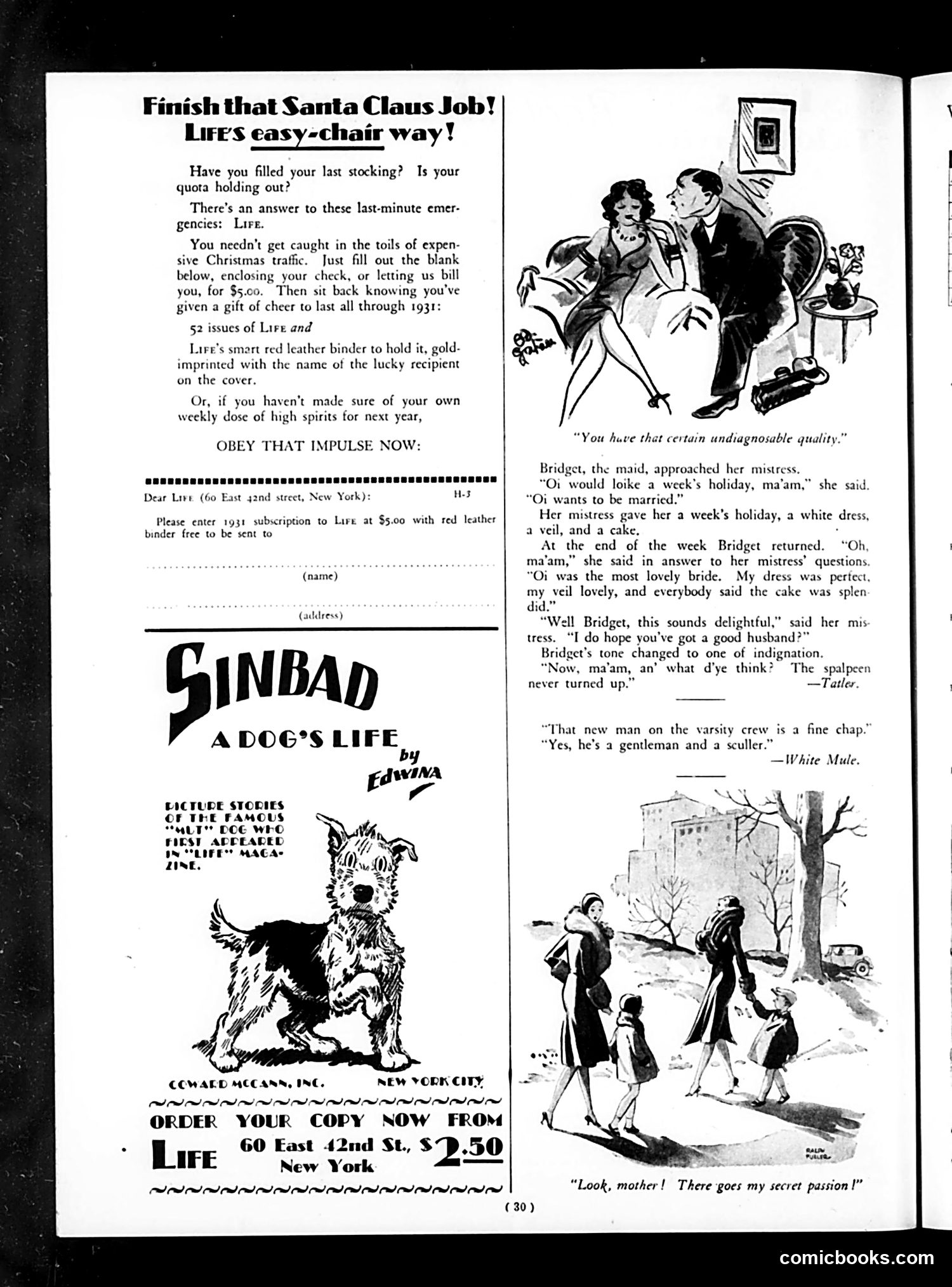 Life — December 19, 1930 — page 32 of 37