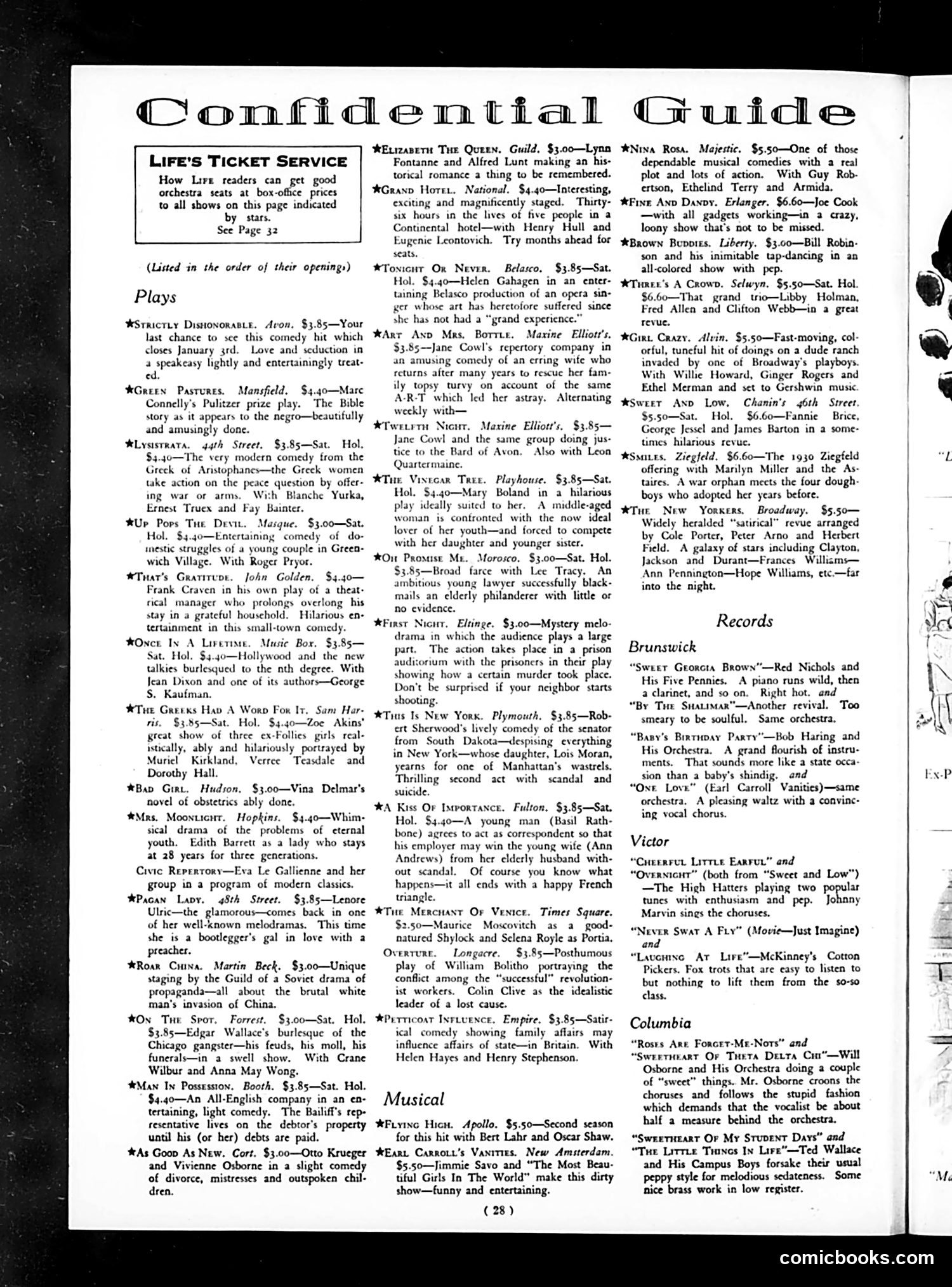 Life — December 26, 1930 — page 30 of 37