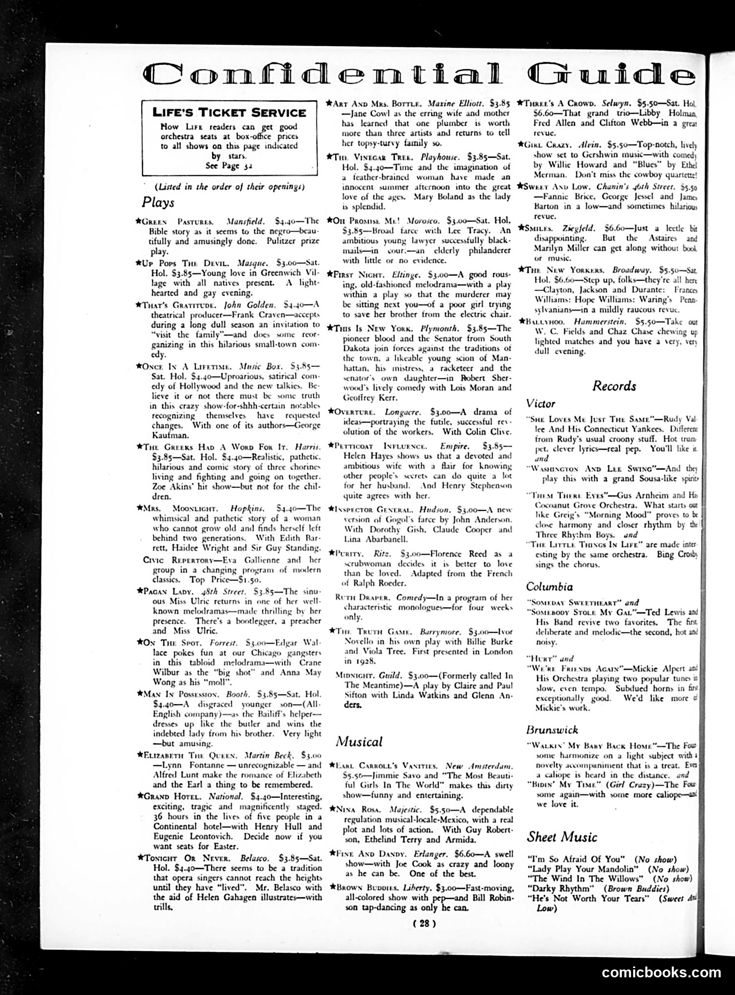 Life — January 9, 1931 — page 30 of 36
