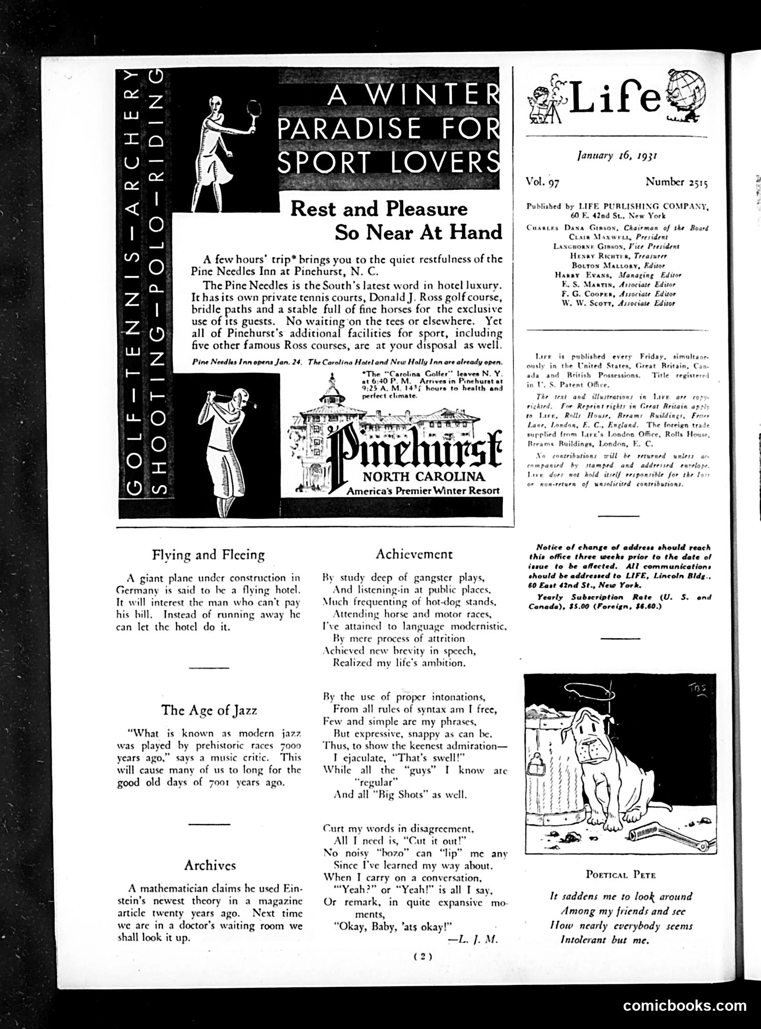 Life — January 16, 1931 — page 4 of 36