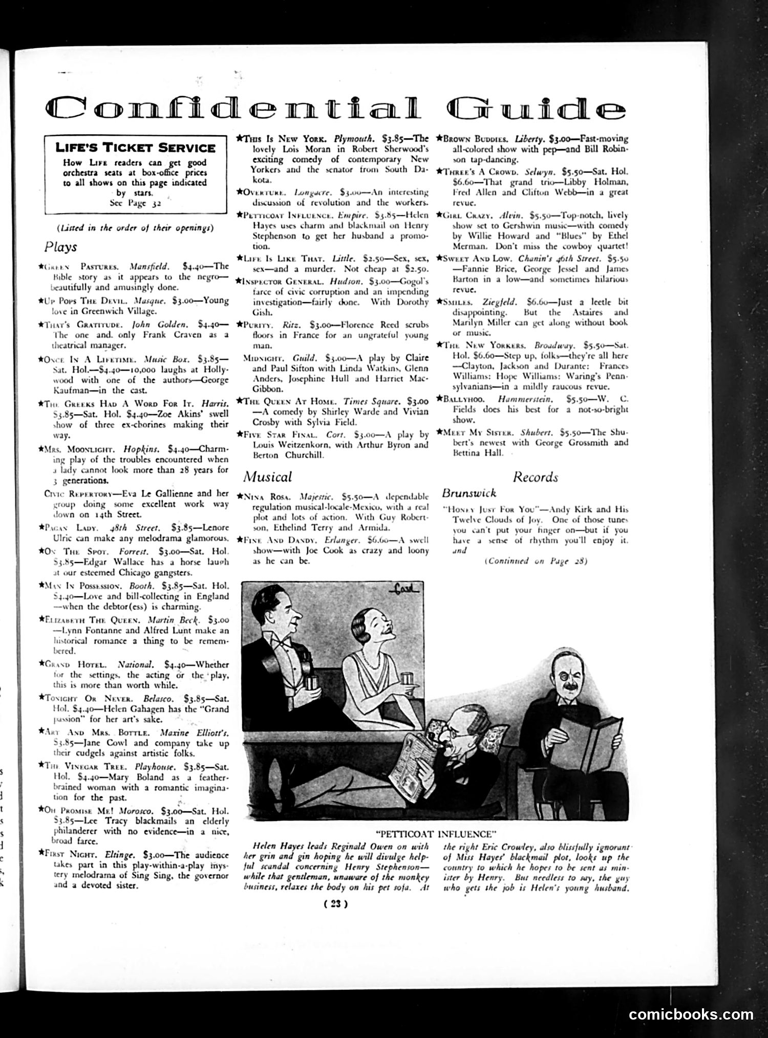 Life — January 16, 1931 — page 25 of 36
