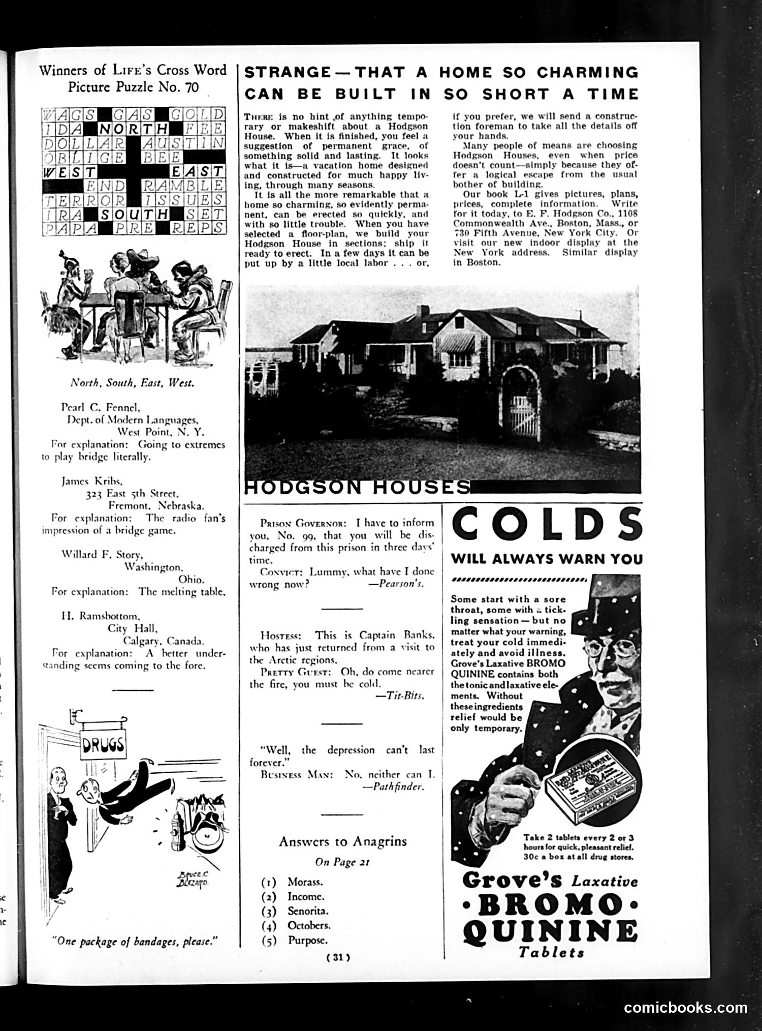Life — January 16, 1931 — page 33 of 36