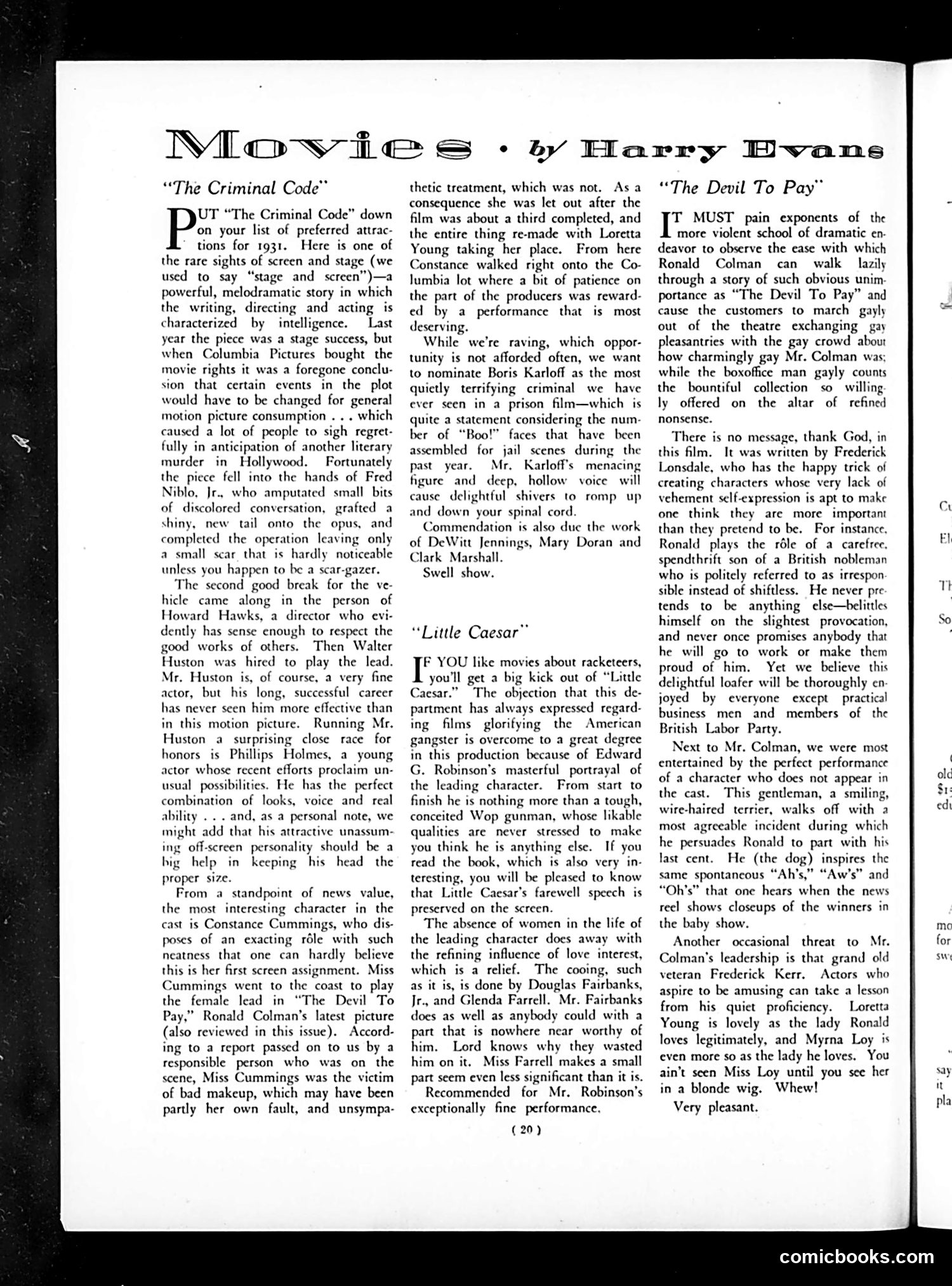 Life — January 30, 1931 — page 22 of 36