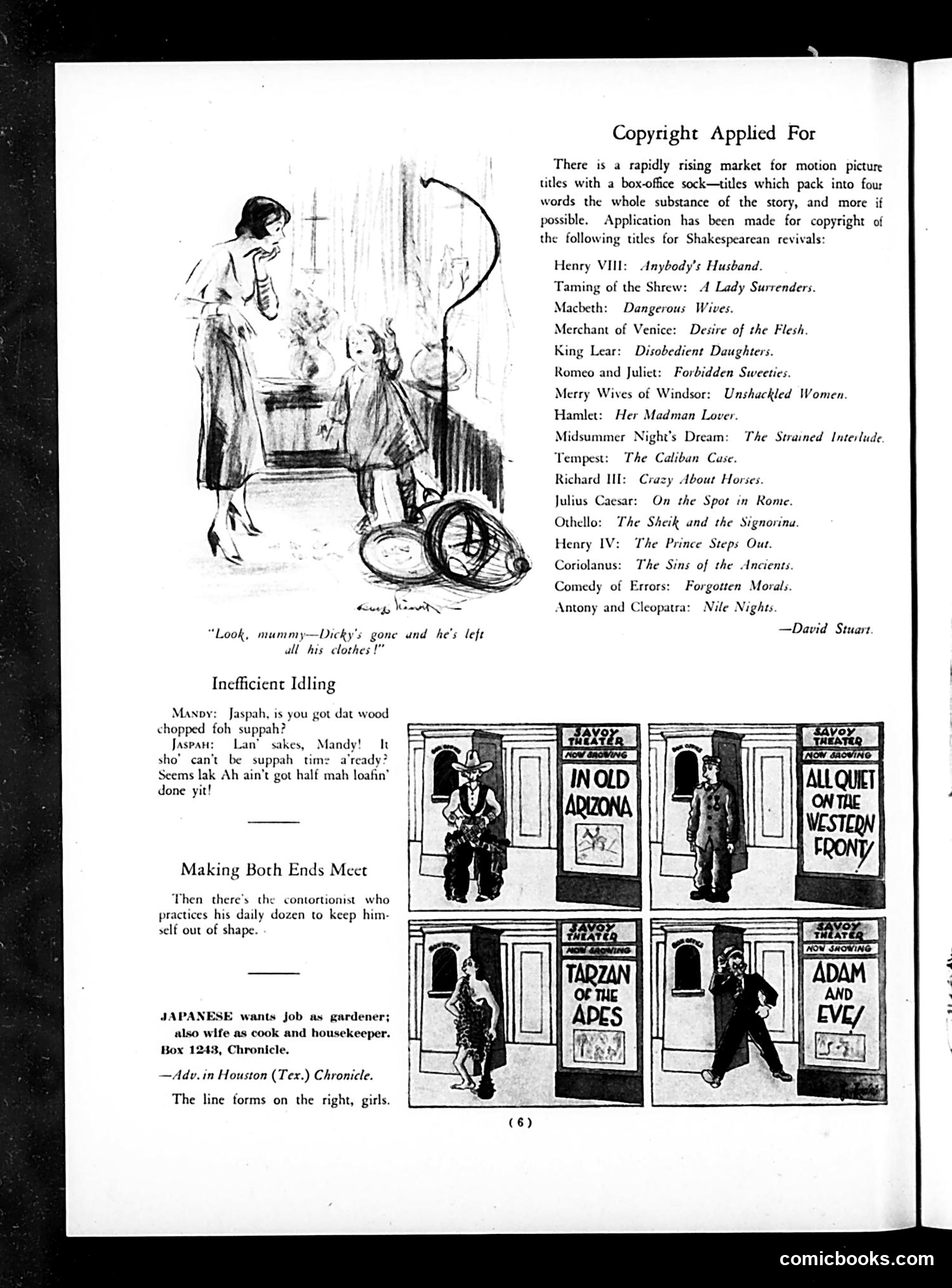 Life — February 6, 1931 — page 8 of 36