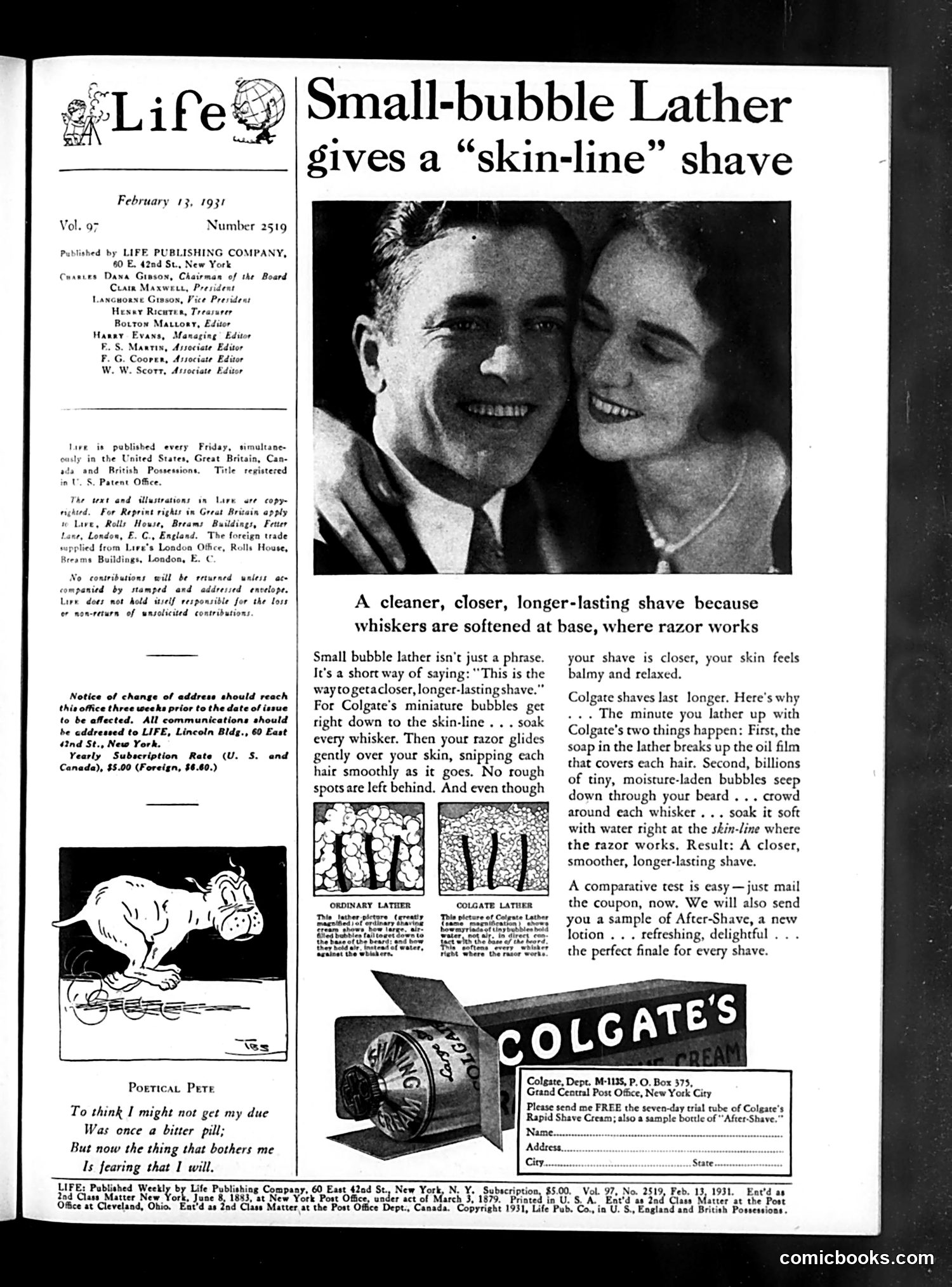 Life — February 13, 1931 — page 3 of 36