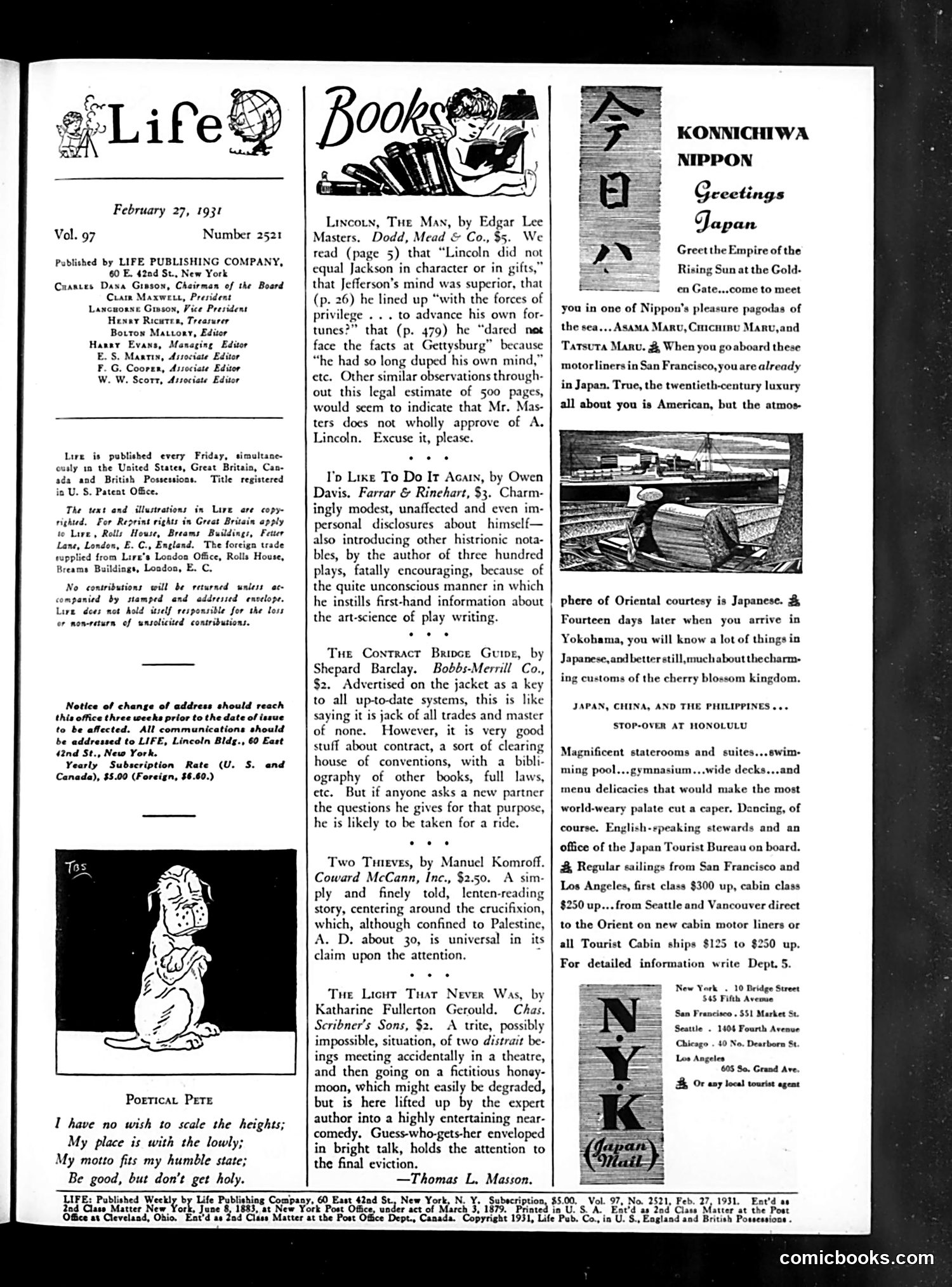 Life — February 27, 1931 — page 3 of 37