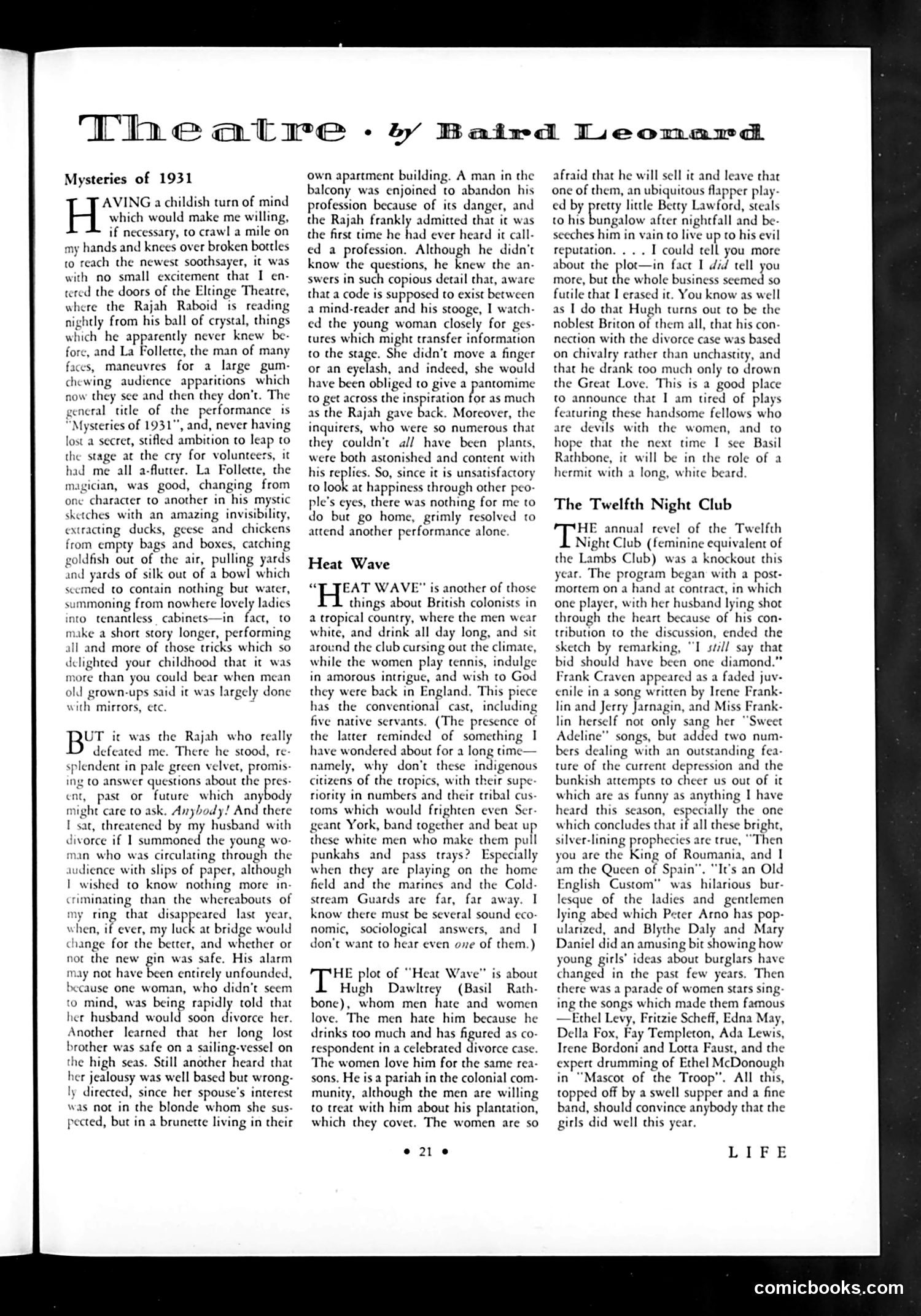 Life — March 6, 1931 — page 23 of 36
