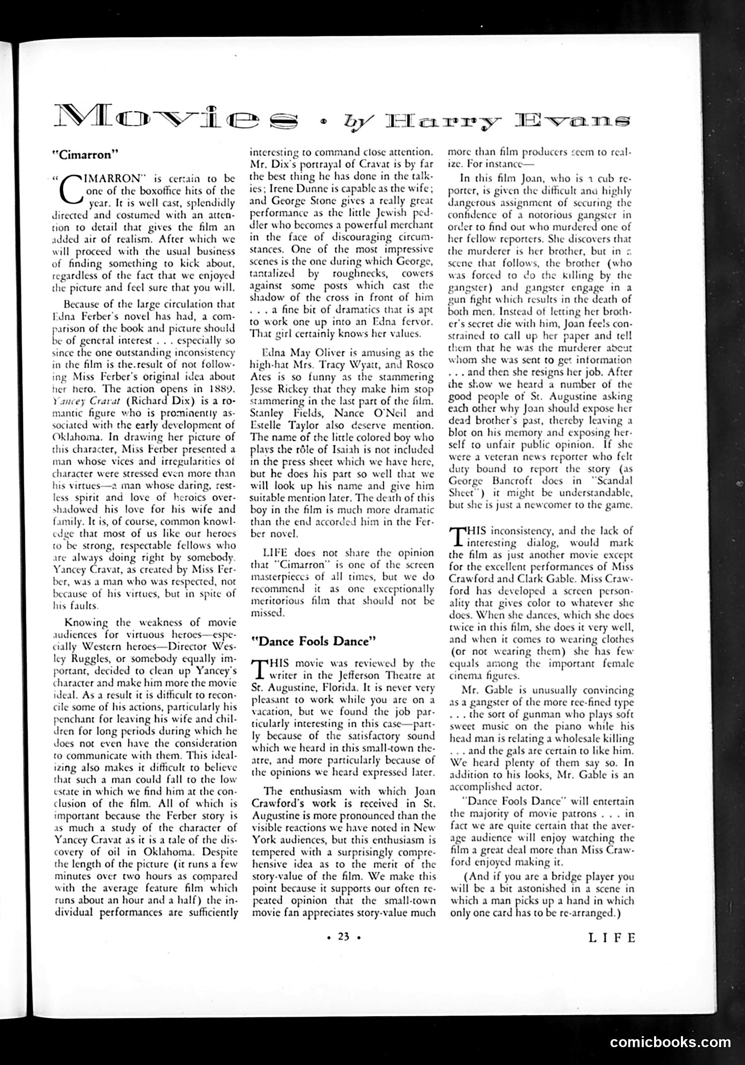 Life — March 27, 1931 — page 25 of 36