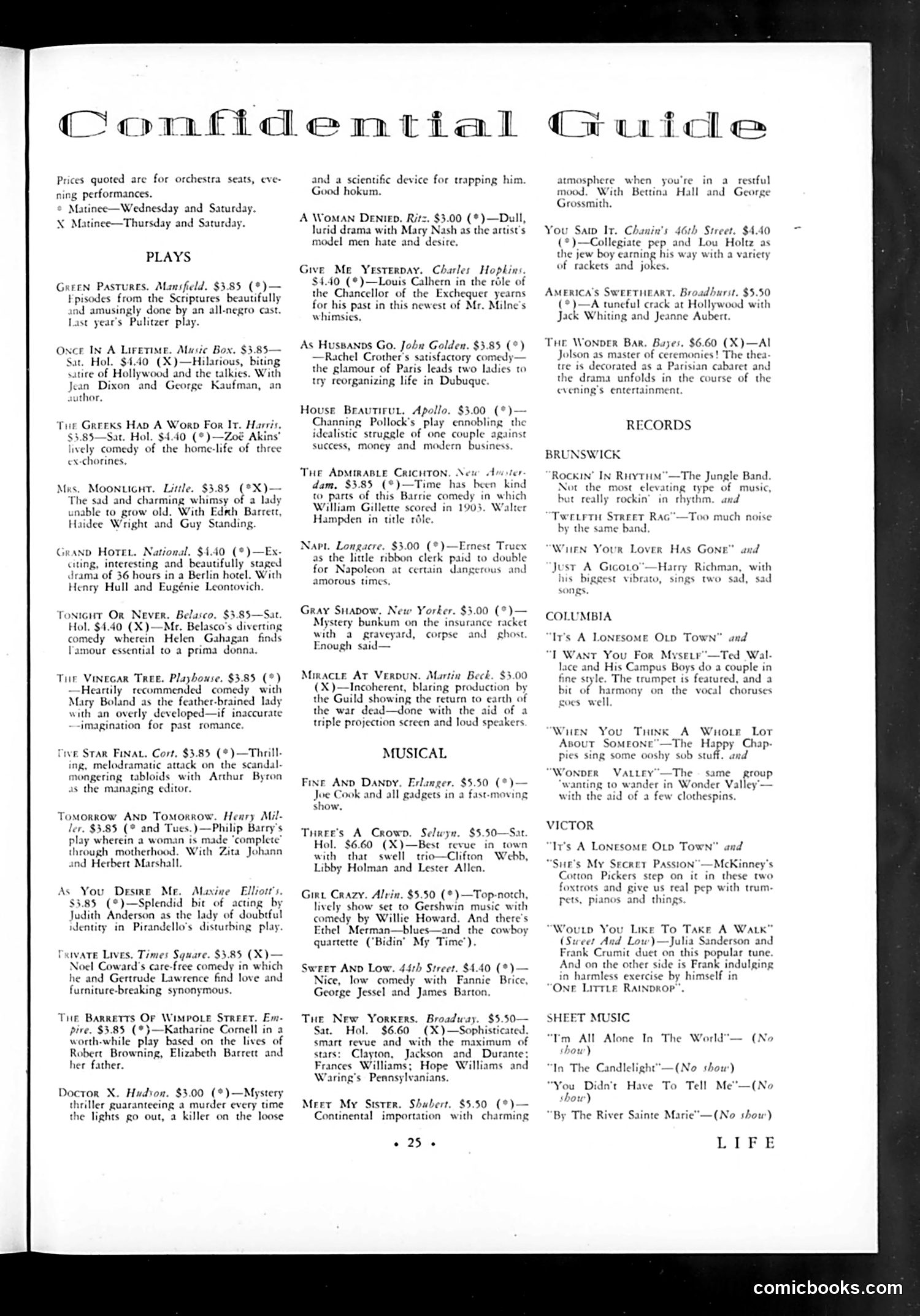 Life — April 3, 1931 — page 27 of 36