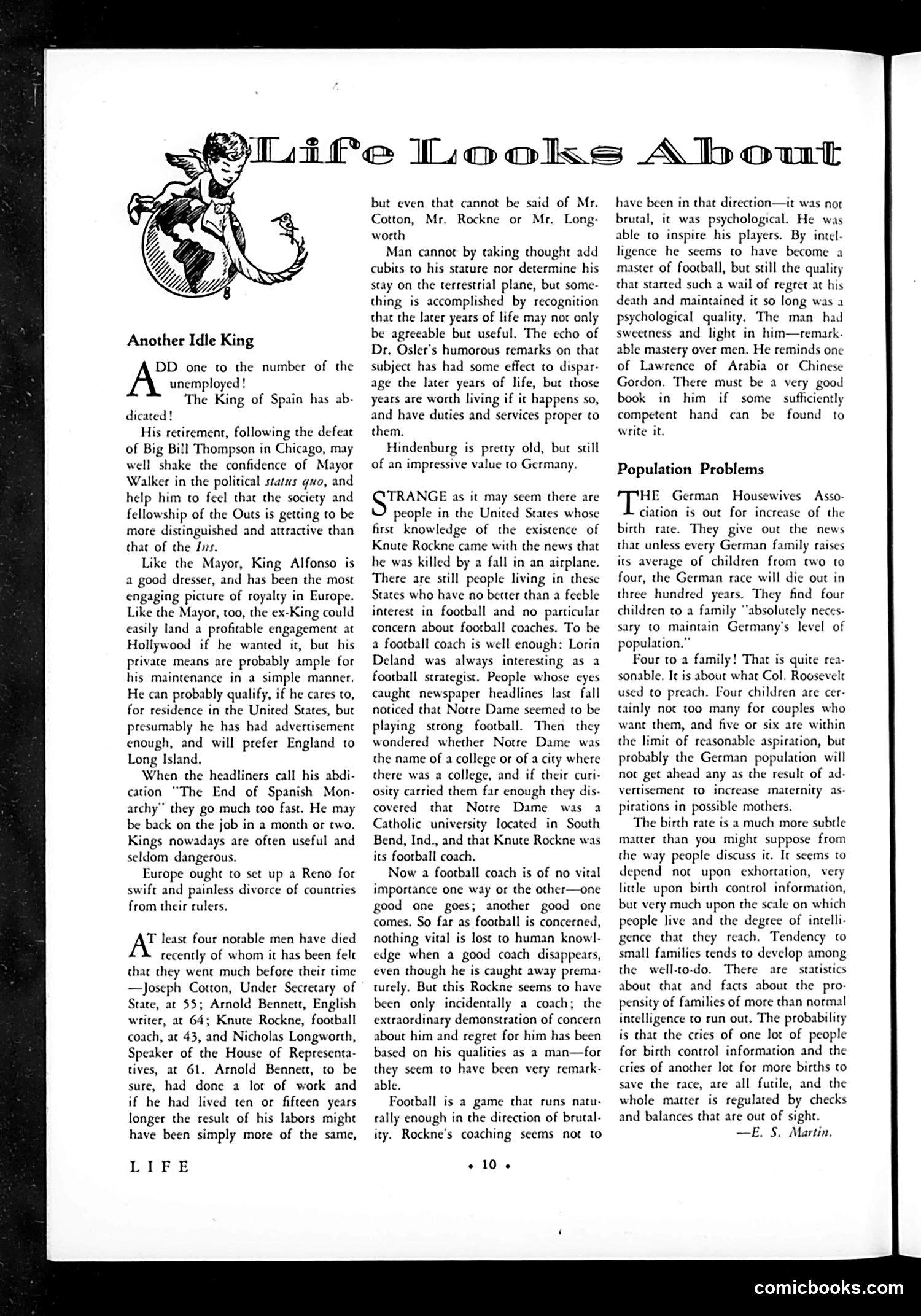 Life — May 1, 1931 — page 12 of 36