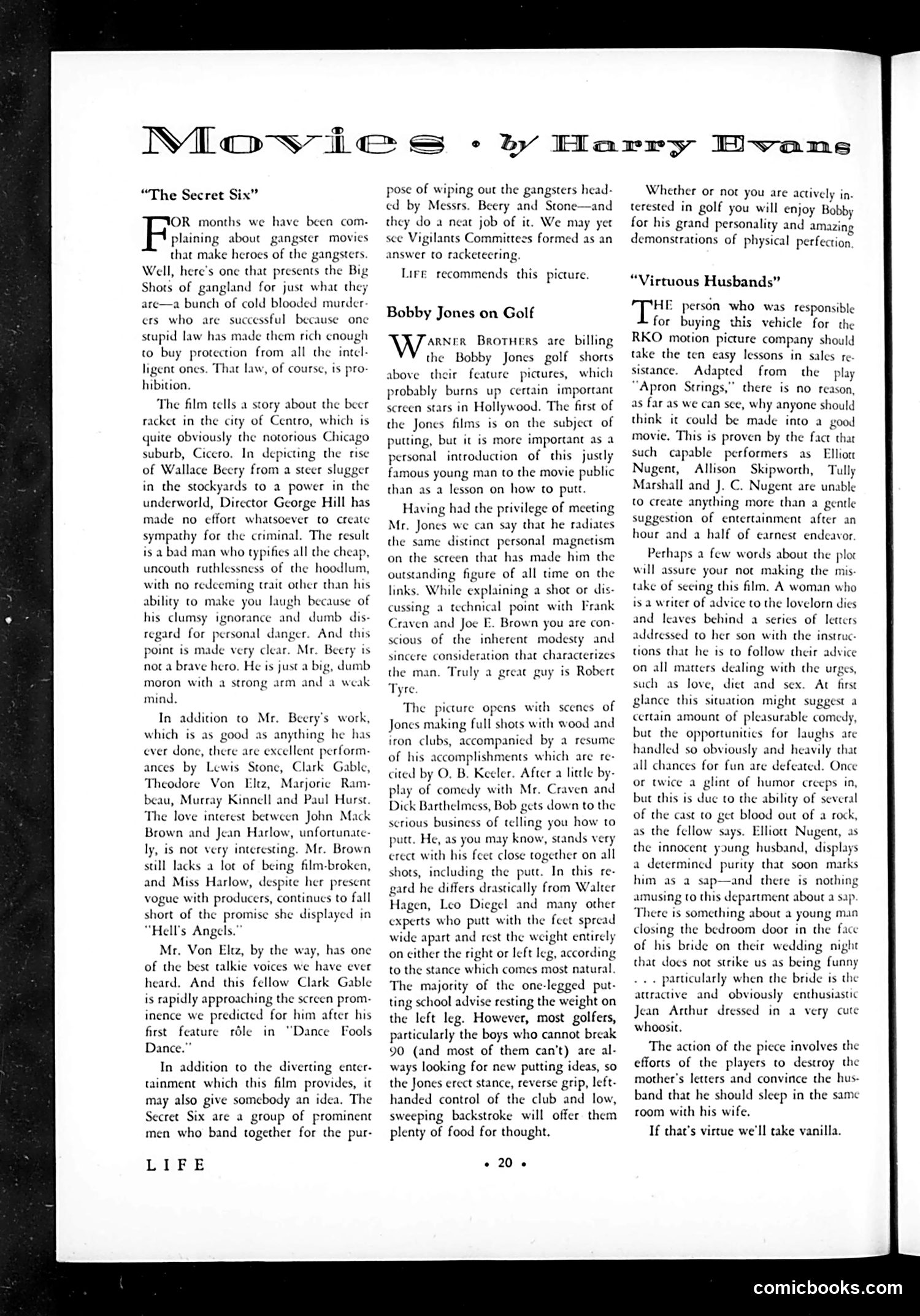 Life — May 29, 1931 — page 22 of 36