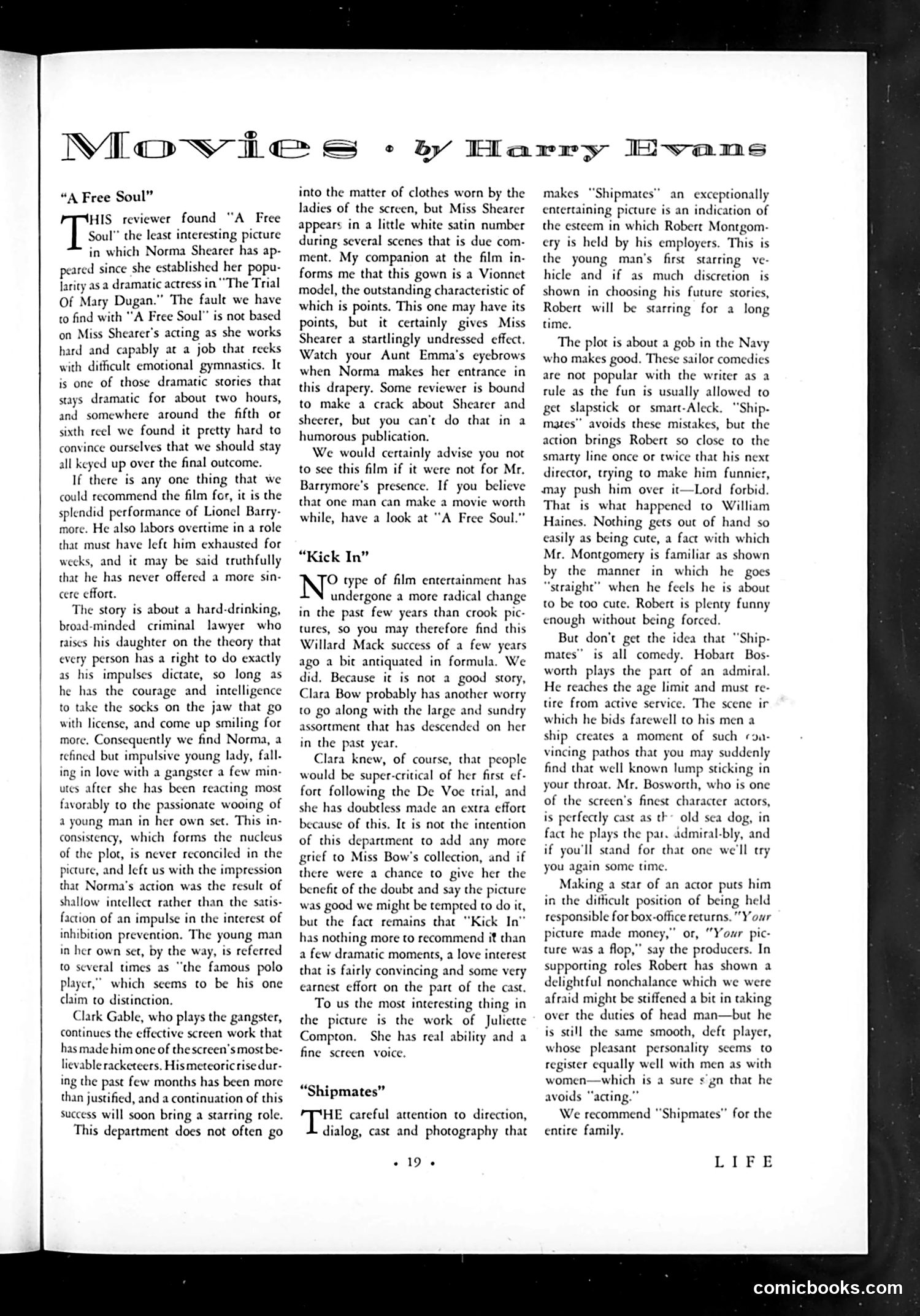 Life — June 19, 1931 — page 21 of 36