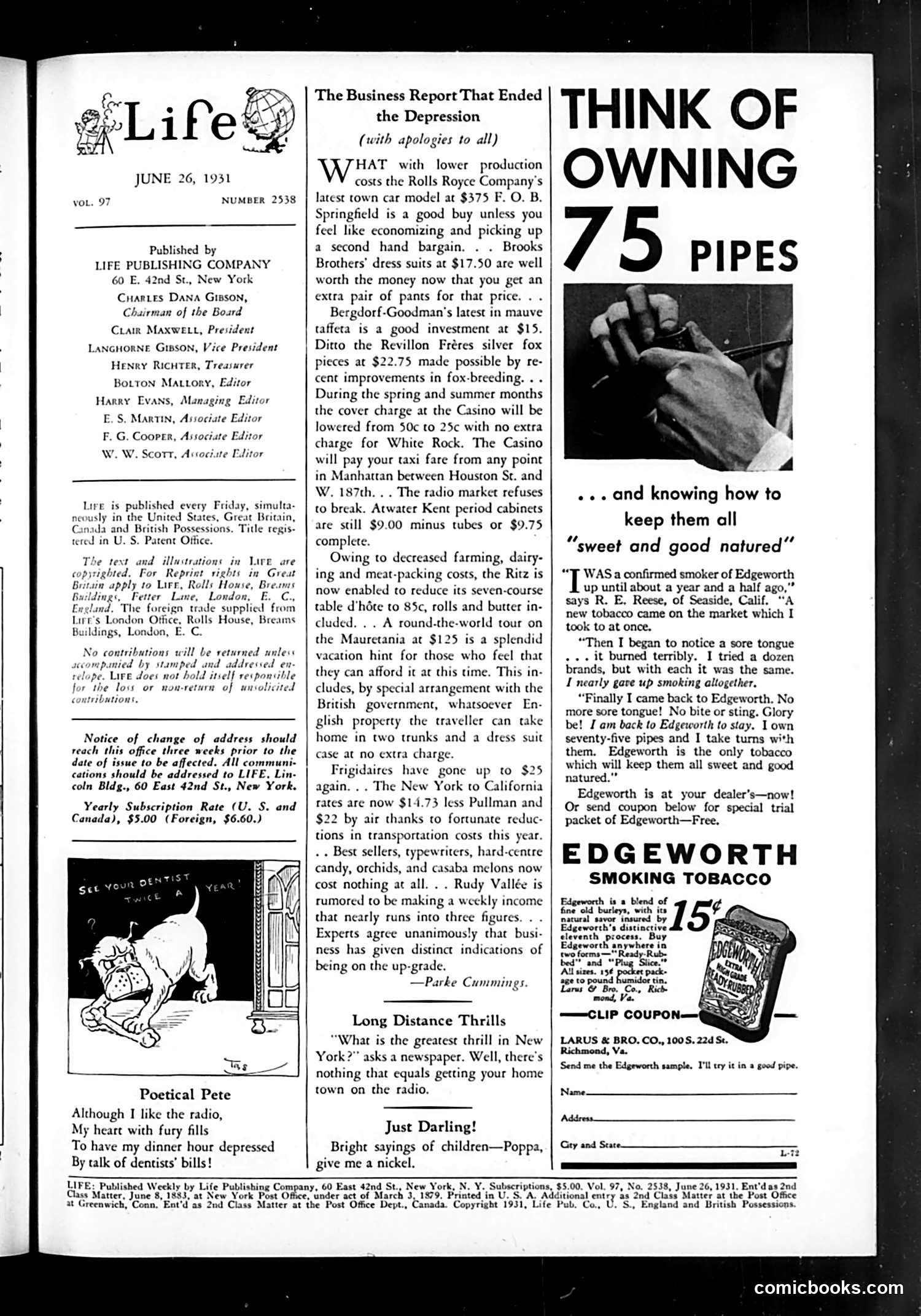 Life — June 26, 1931 — page 3 of 37