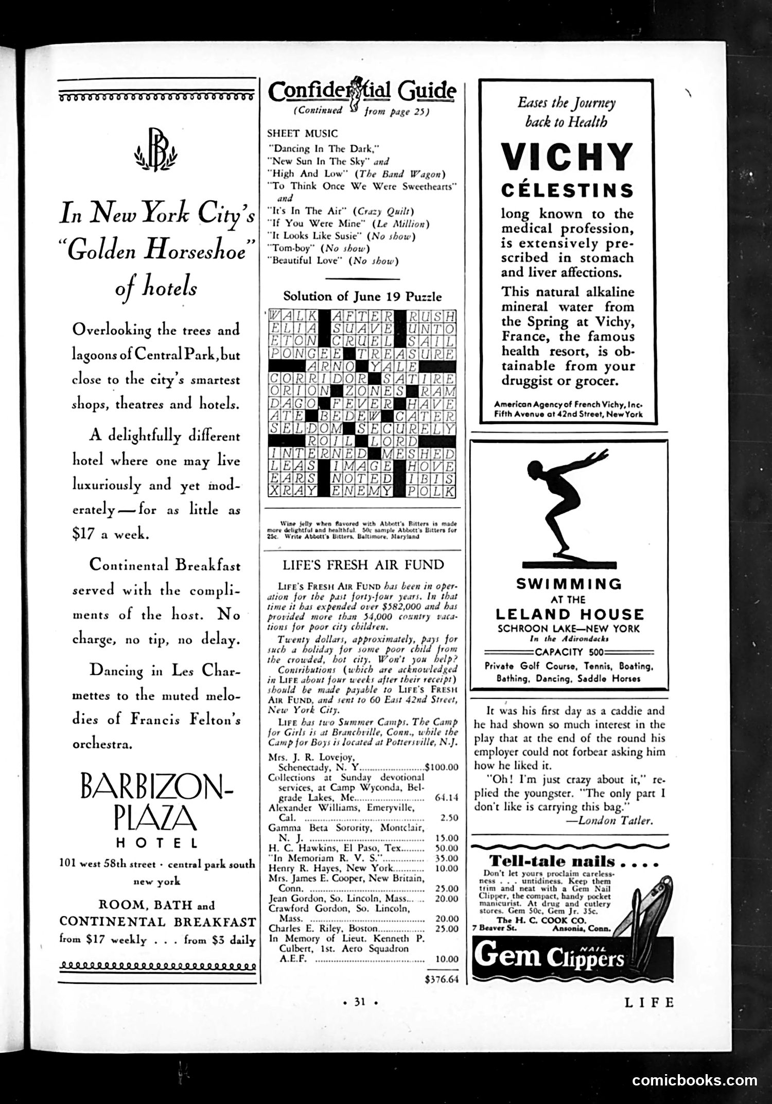 Life — June 26, 1931 — page 33 of 37