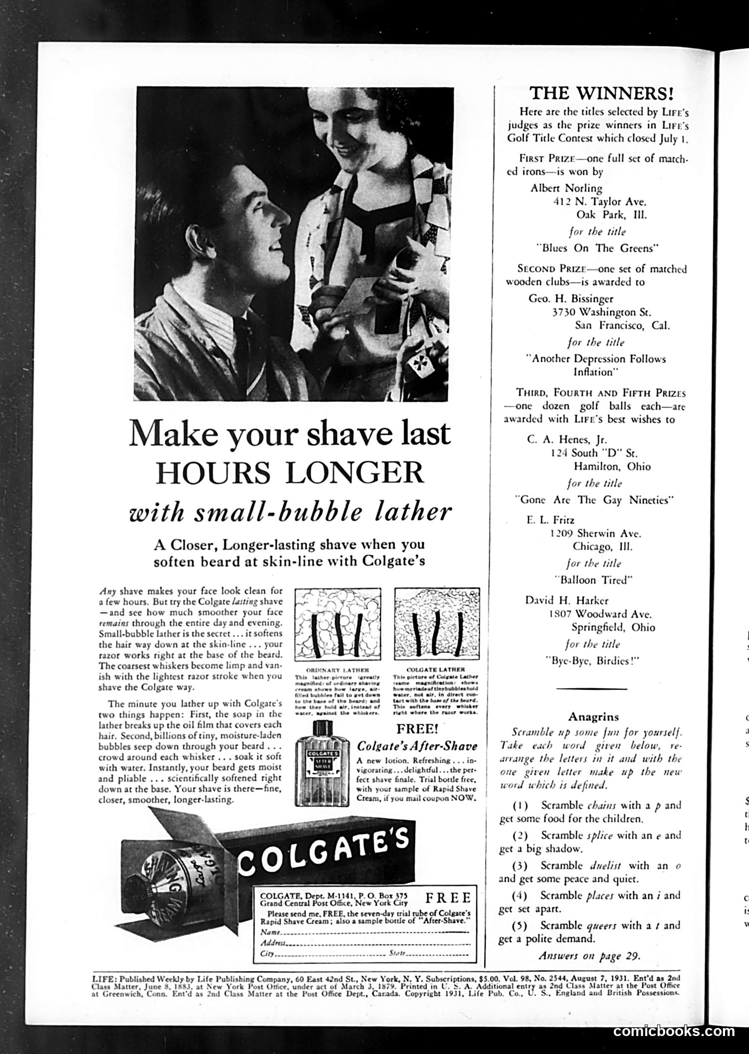 Life — August 7, 1931 — page 4 of 37
