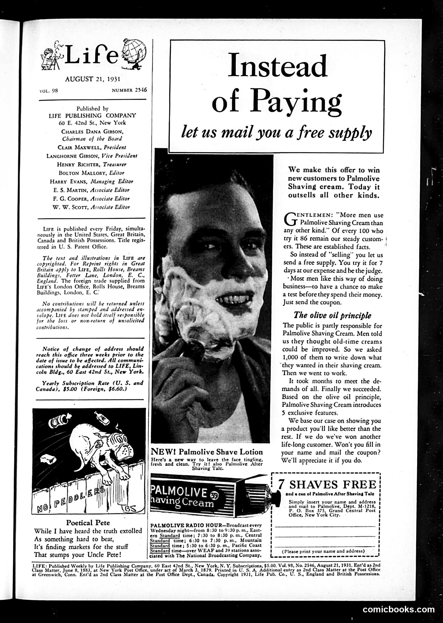 Life — August 21, 1931 — page 3 of 36
