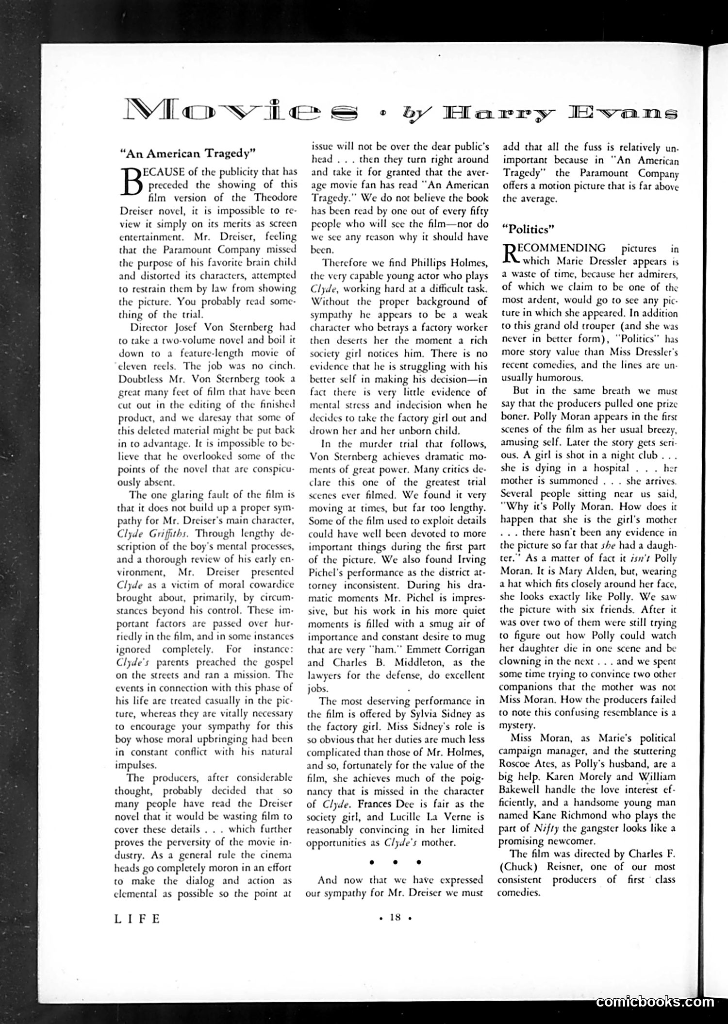 Life — August 21, 1931 — page 20 of 36