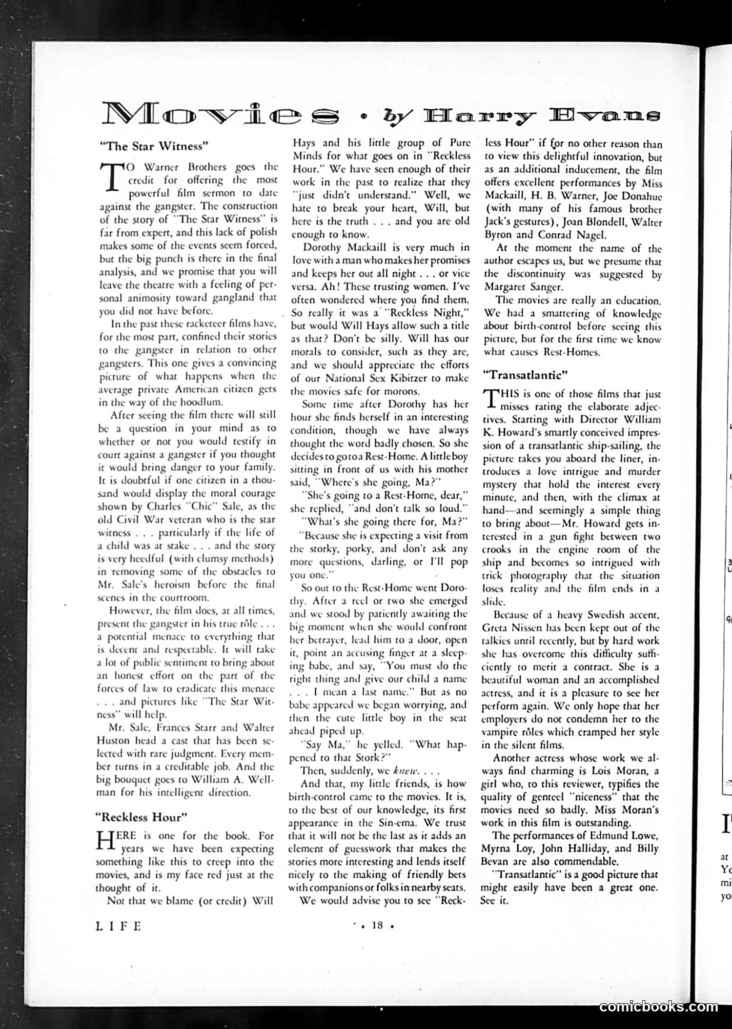 Life — August 28, 1931 — page 20 of 37