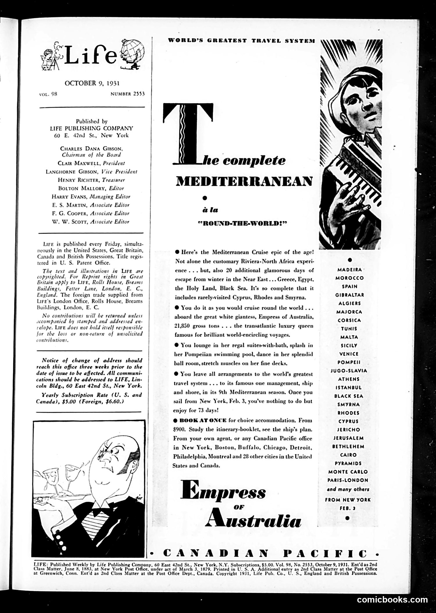 Life — October 9, 1931 — page 3 of 36