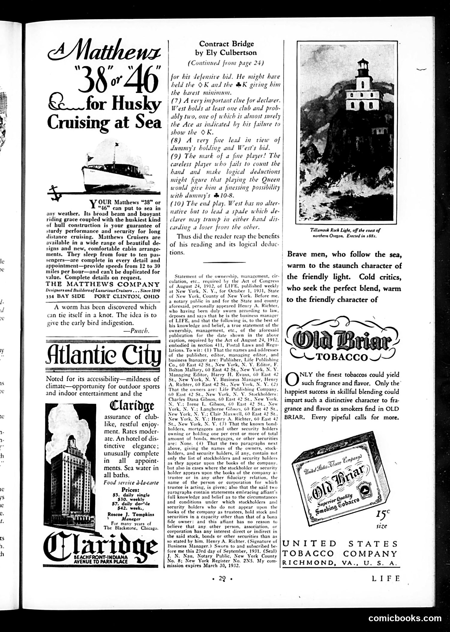 Life — October 9, 1931 — page 31 of 36