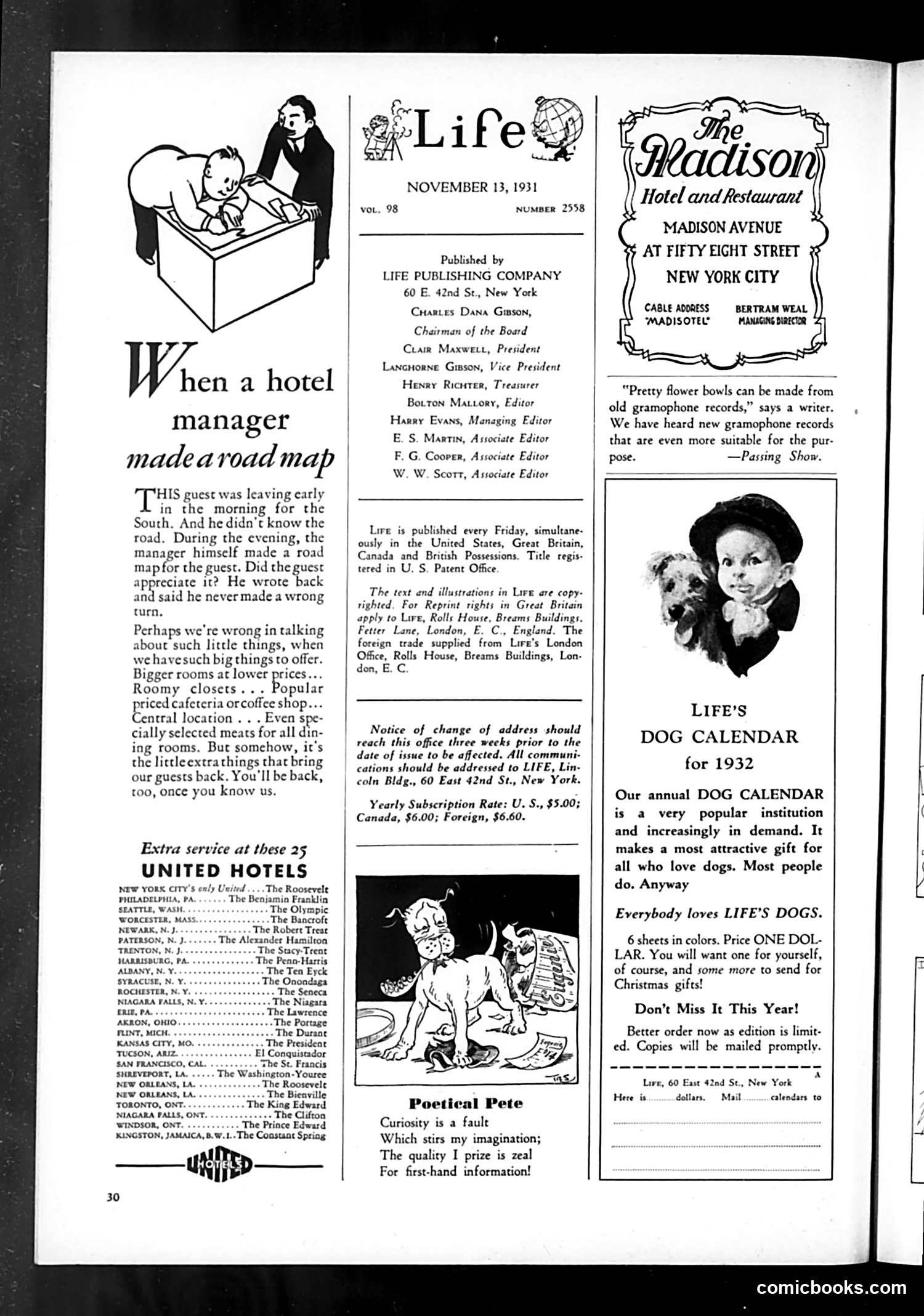 Life — November 13, 1931 — page 32 of 36