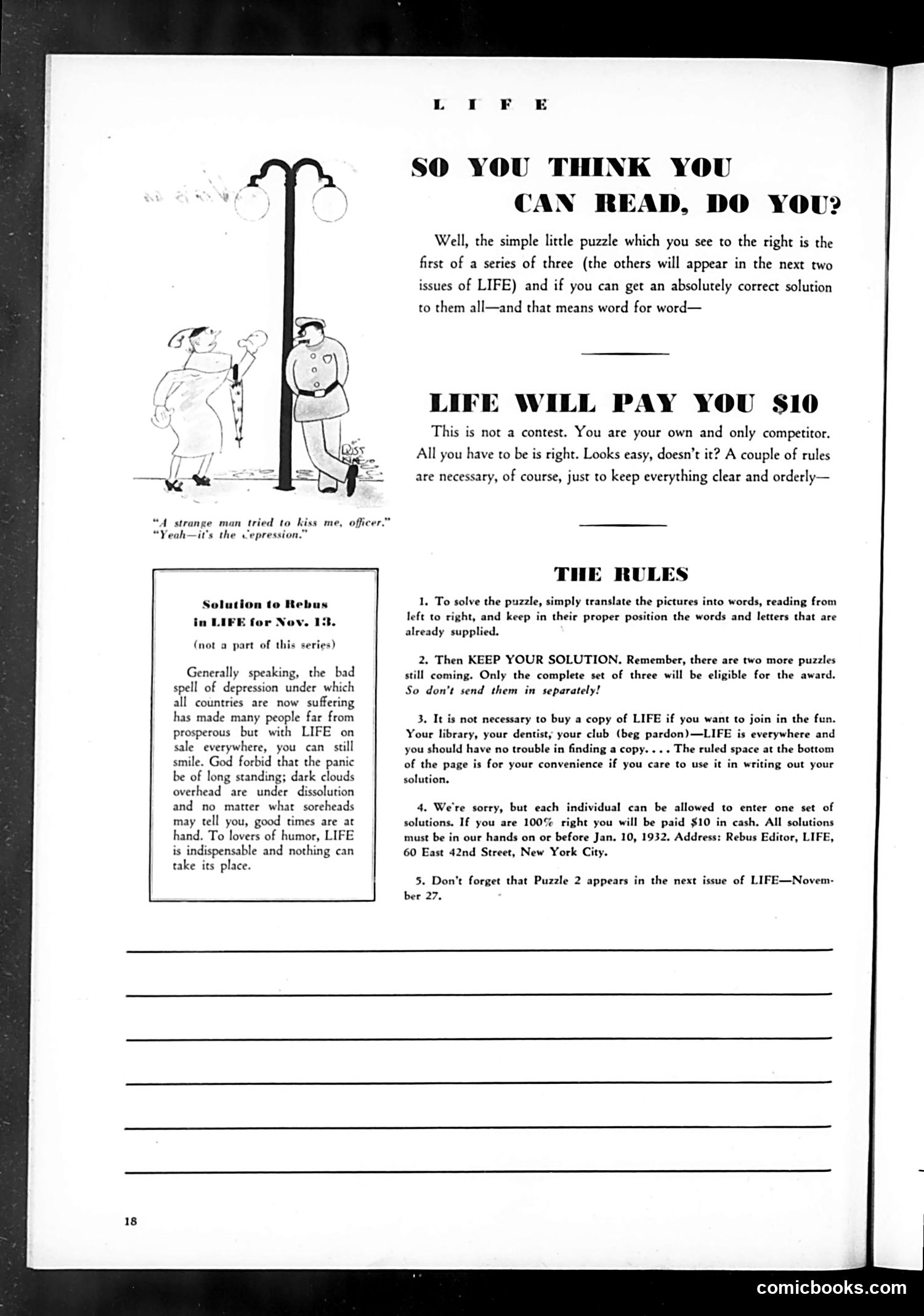 Life — November 20, 1931 — page 20 of 37