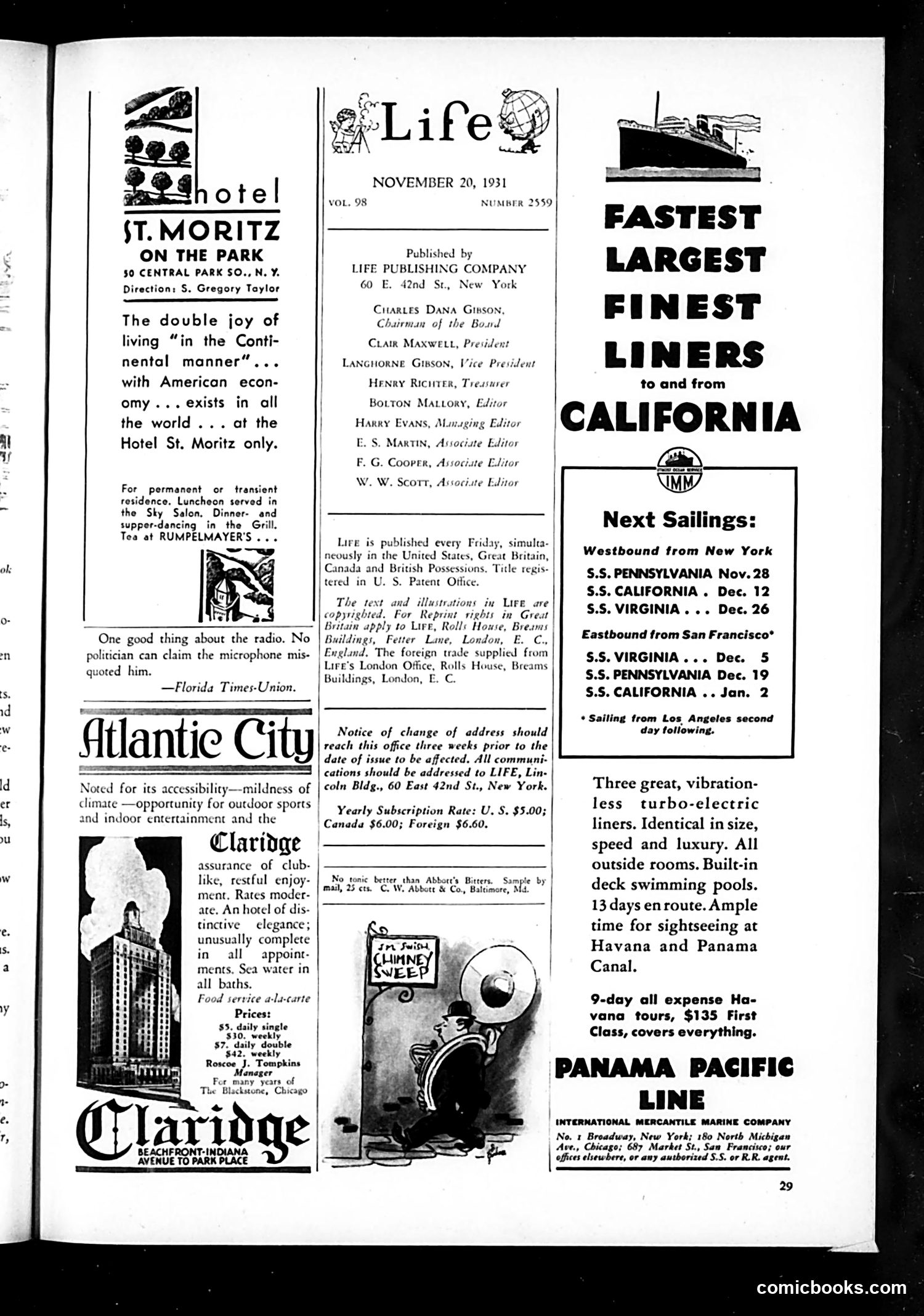 Life — November 20, 1931 — page 31 of 37