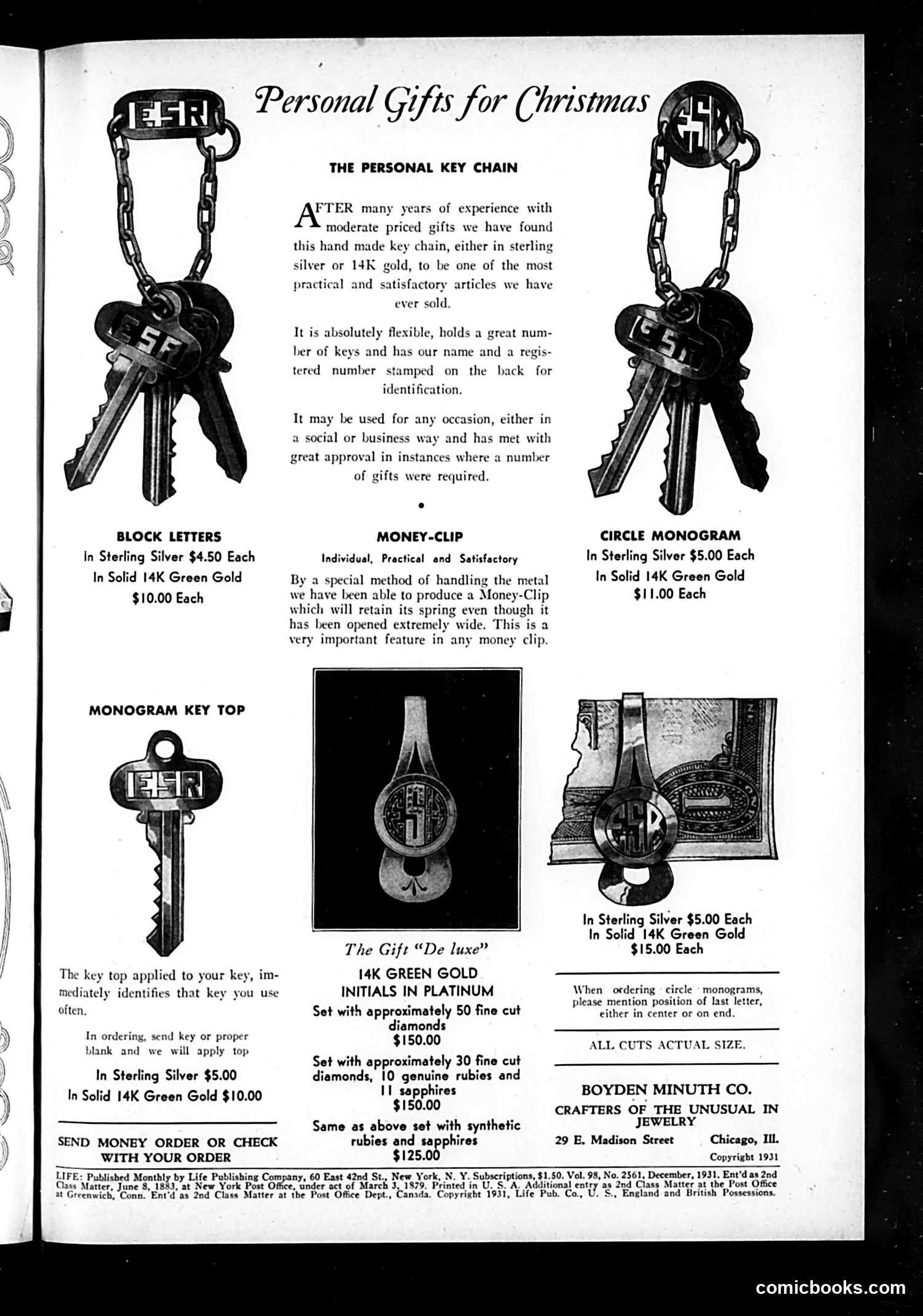 Life — December 1931 — page 3 of 73