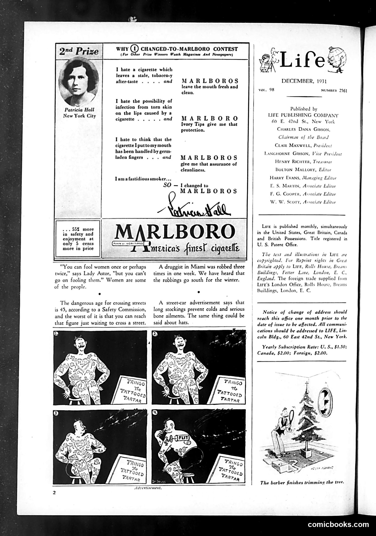 Life — December 1931 — page 4 of 73