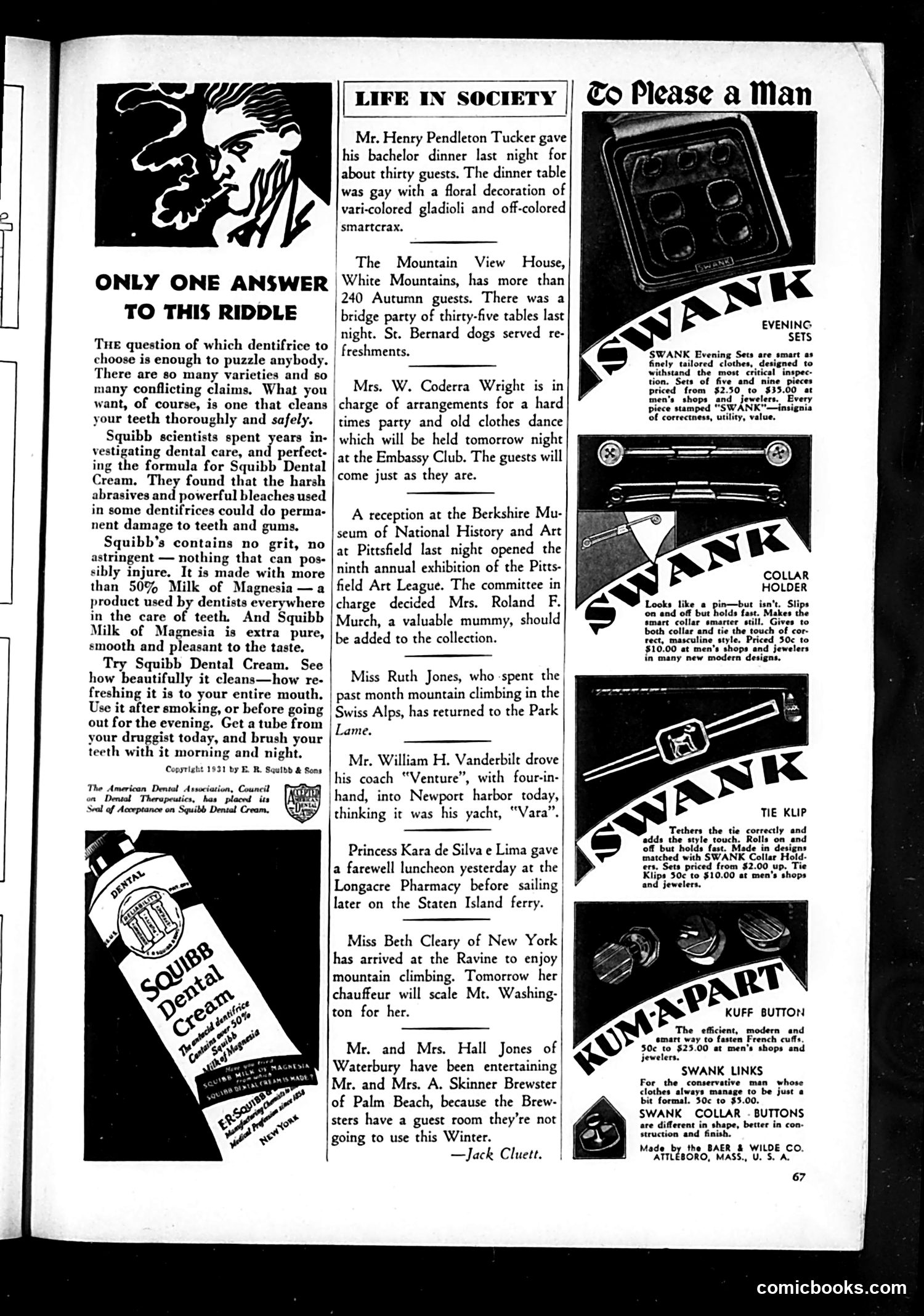 Life — December 1931 — page 69 of 73