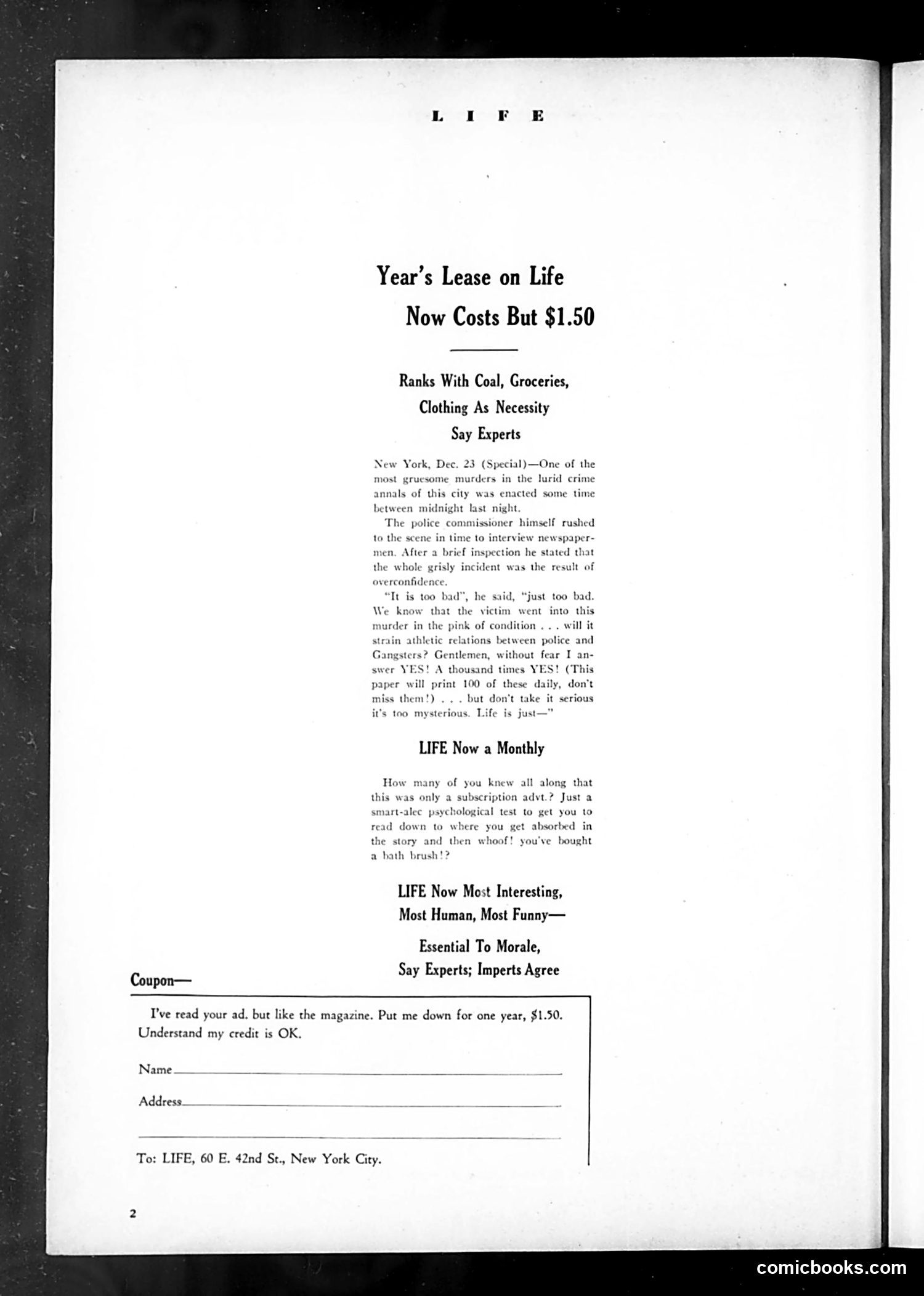 Life — January 1932 — page 4 of 69