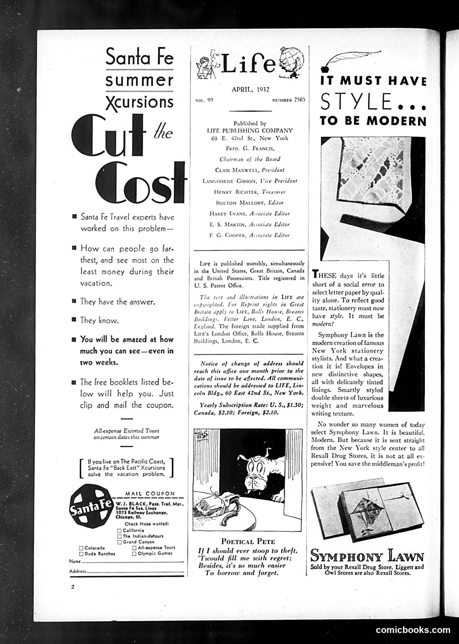Life — April 1932 — page 4 of 69
