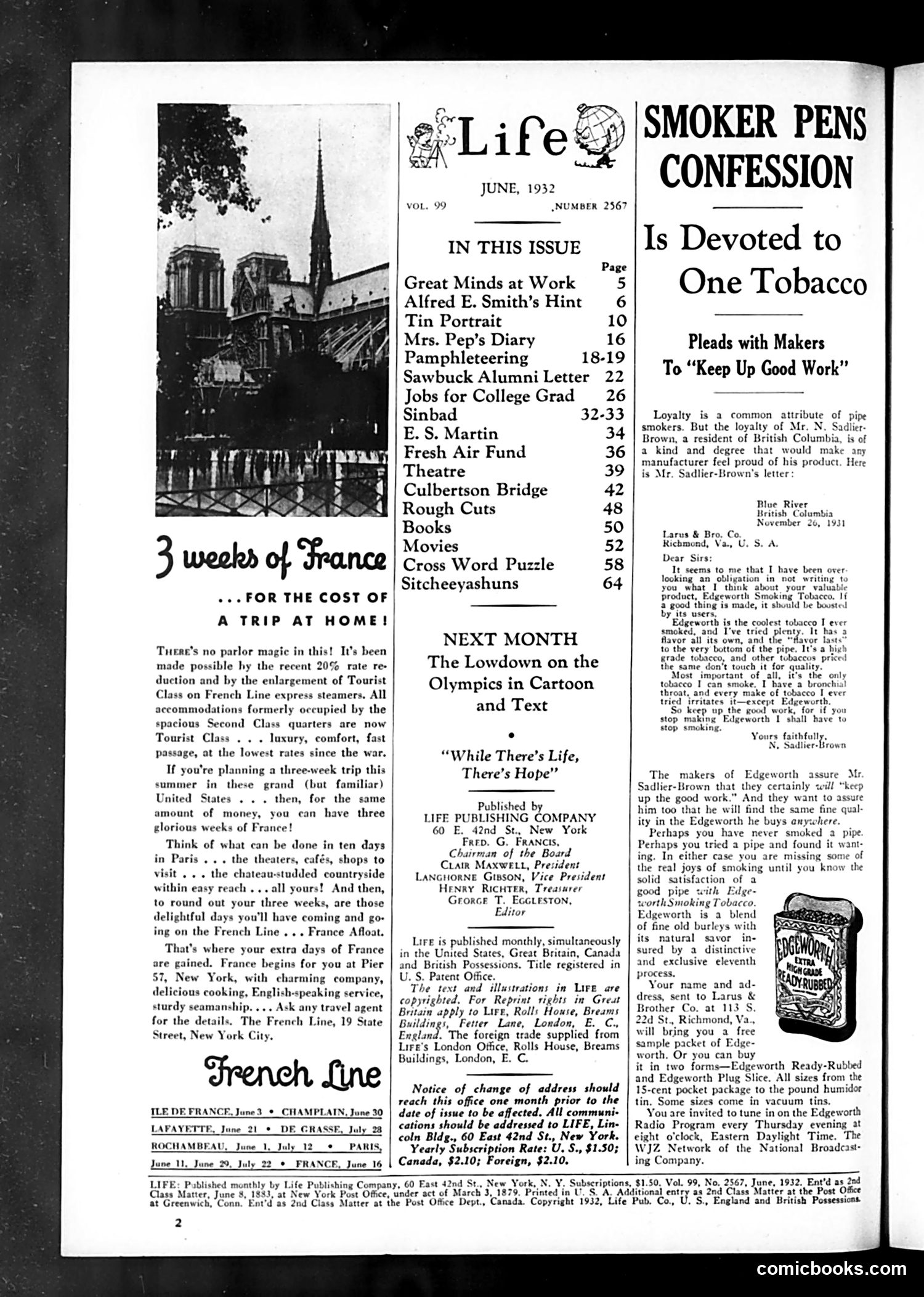 Life — June 1932 — page 4 of 68