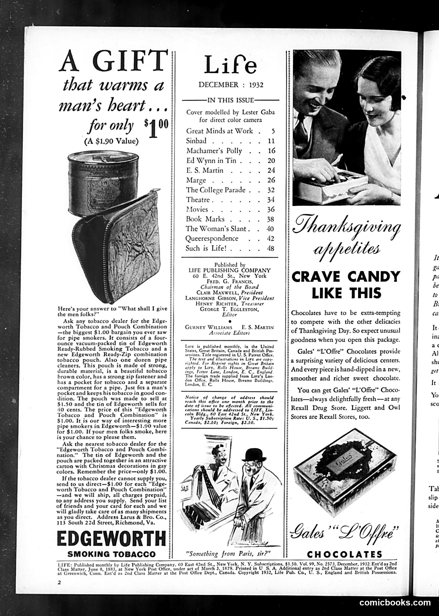 Life — December 1932 — page 4 of 53