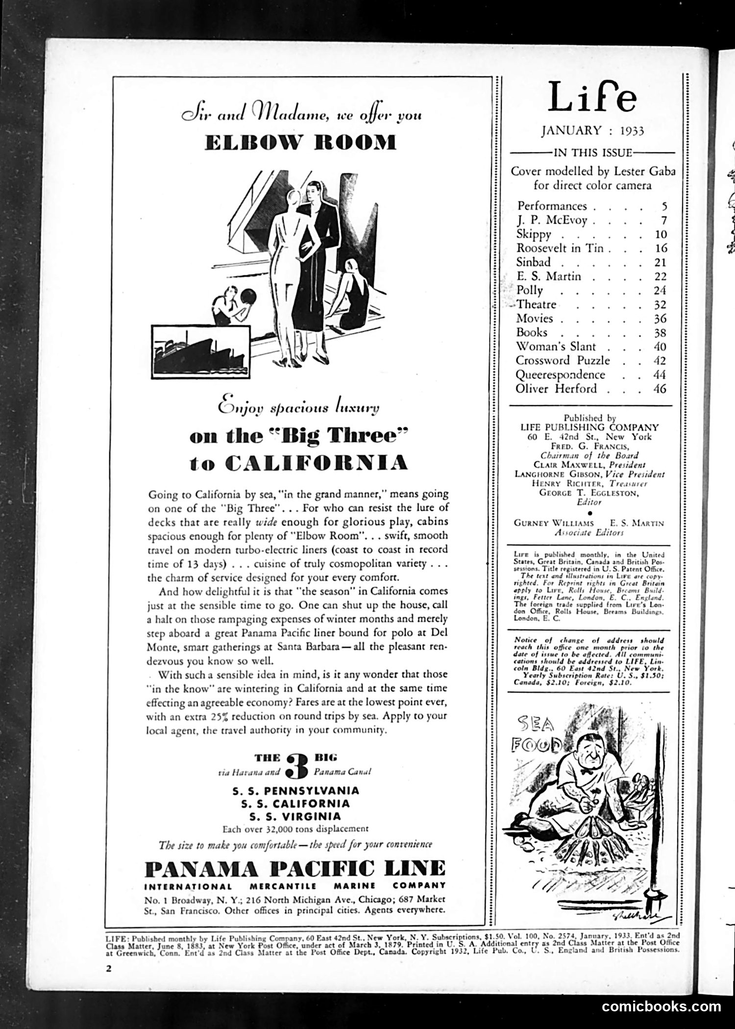 Life — January 1933 — page 4 of 51