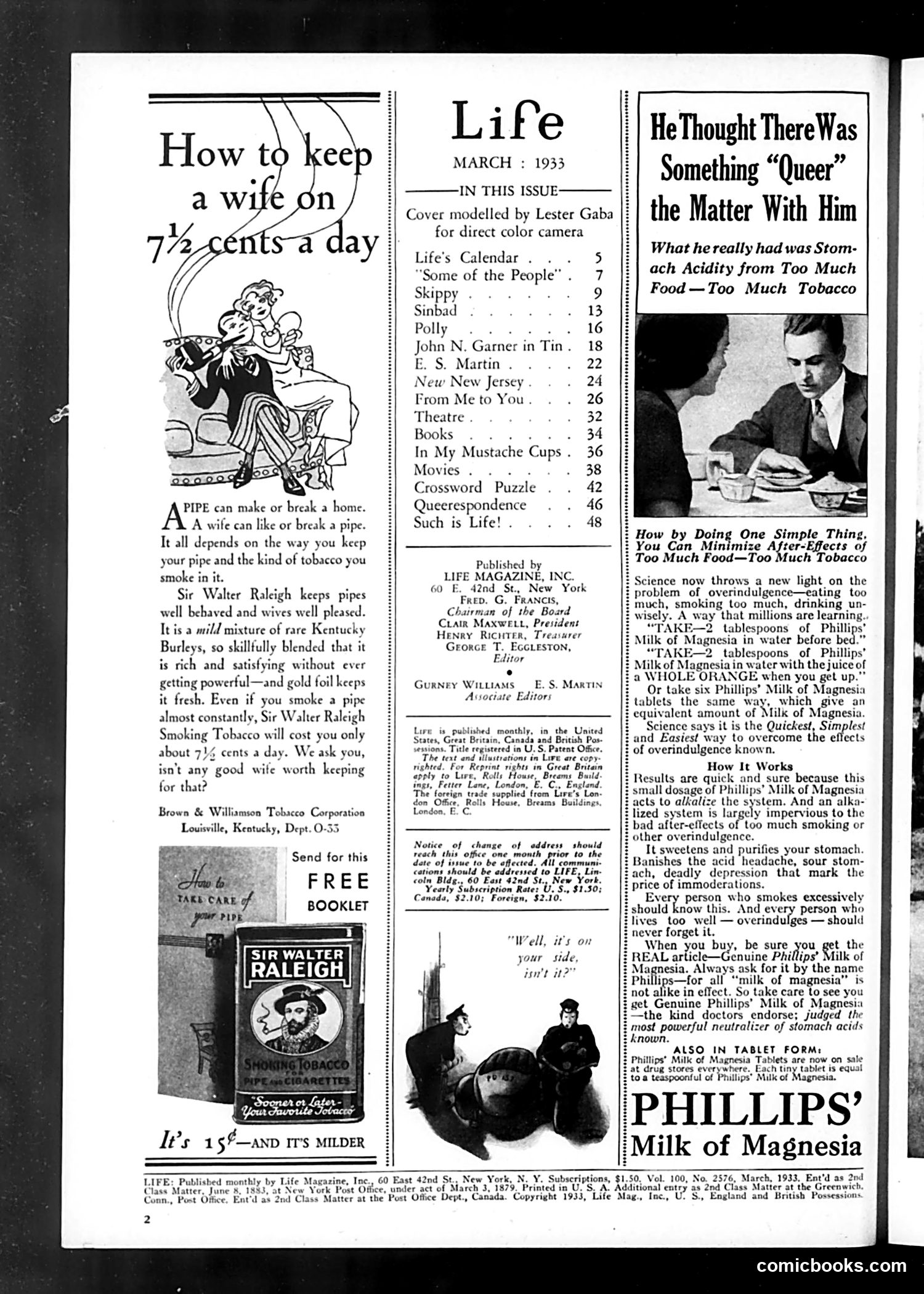 Life — March 1933 — page 4 of 50