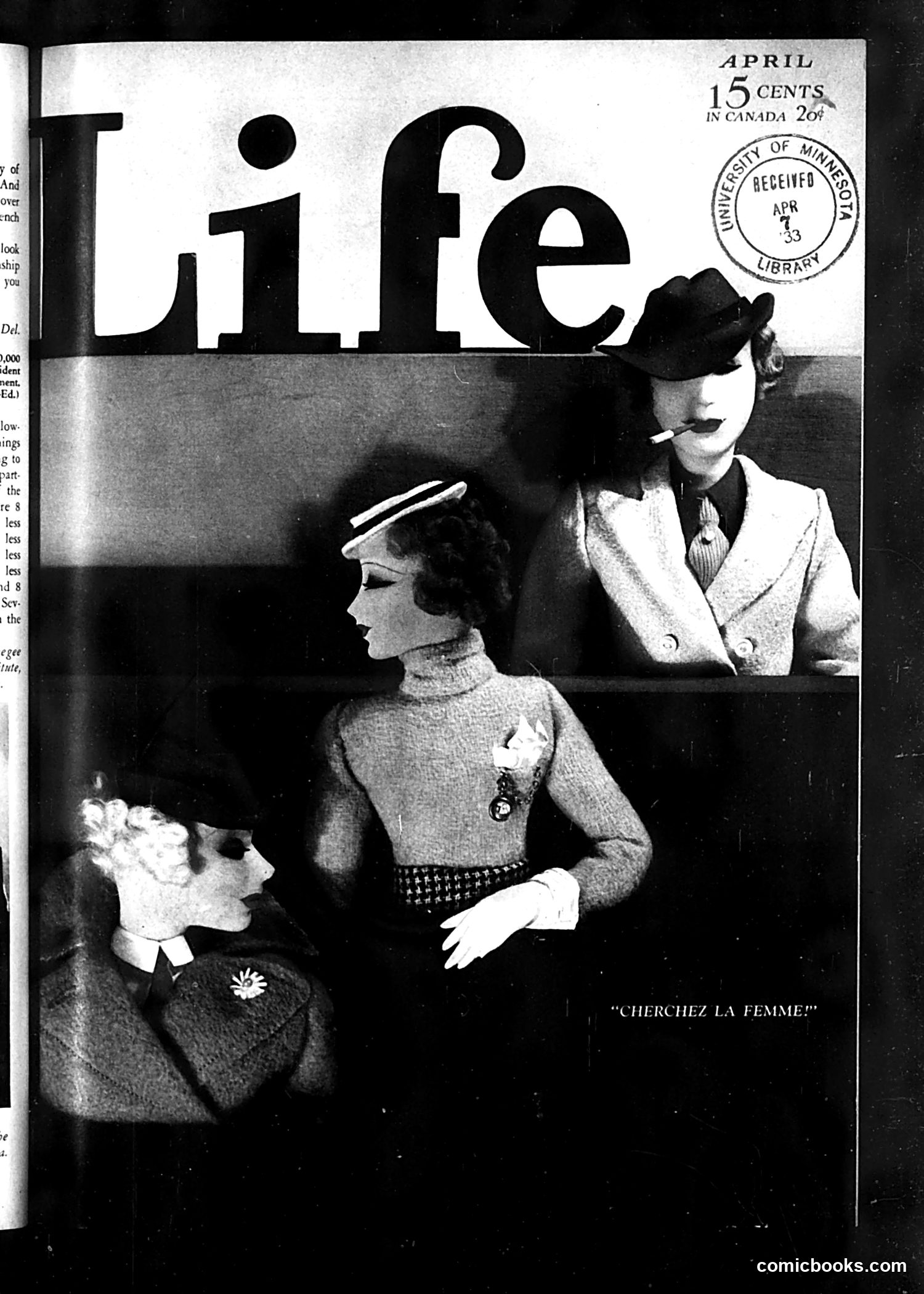 Life — April 1933 — page 1 of 53
