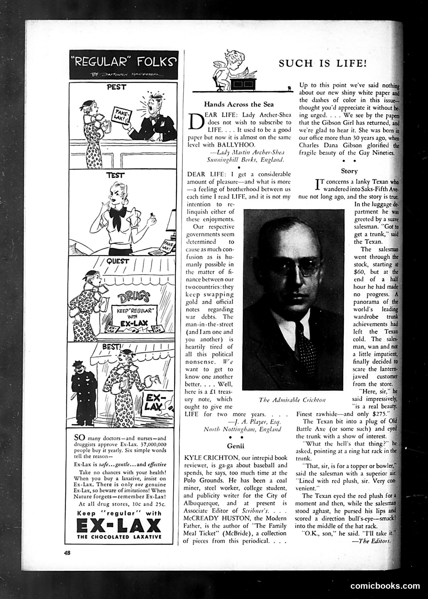 Life — April 1933 — page 52 of 53