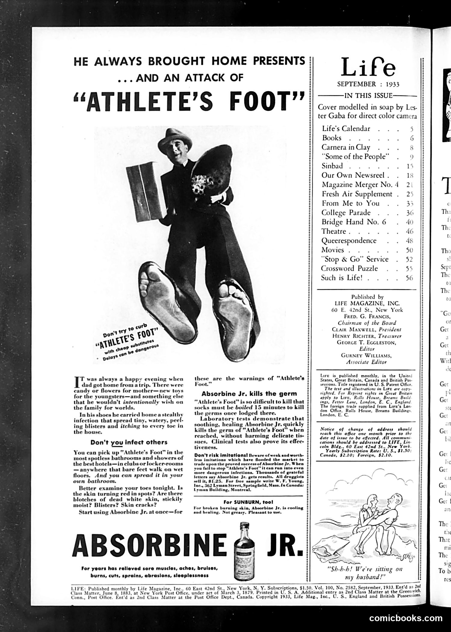 Life — September 1933 — page 4 of 61