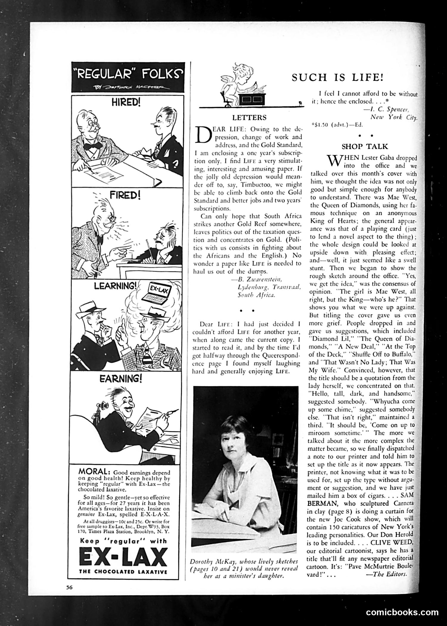 Life — September 1933 — page 60 of 61