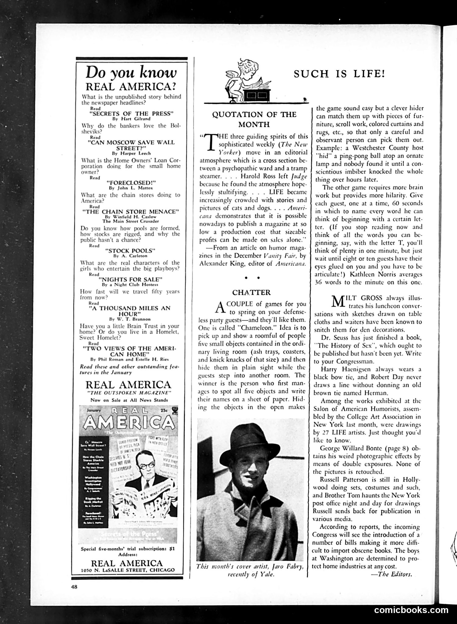 Life — January 1934 — page 50 of 50