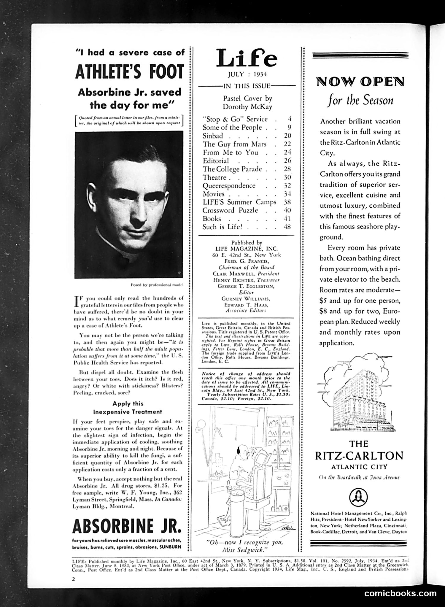 Life — July 1934 — page 4 of 50