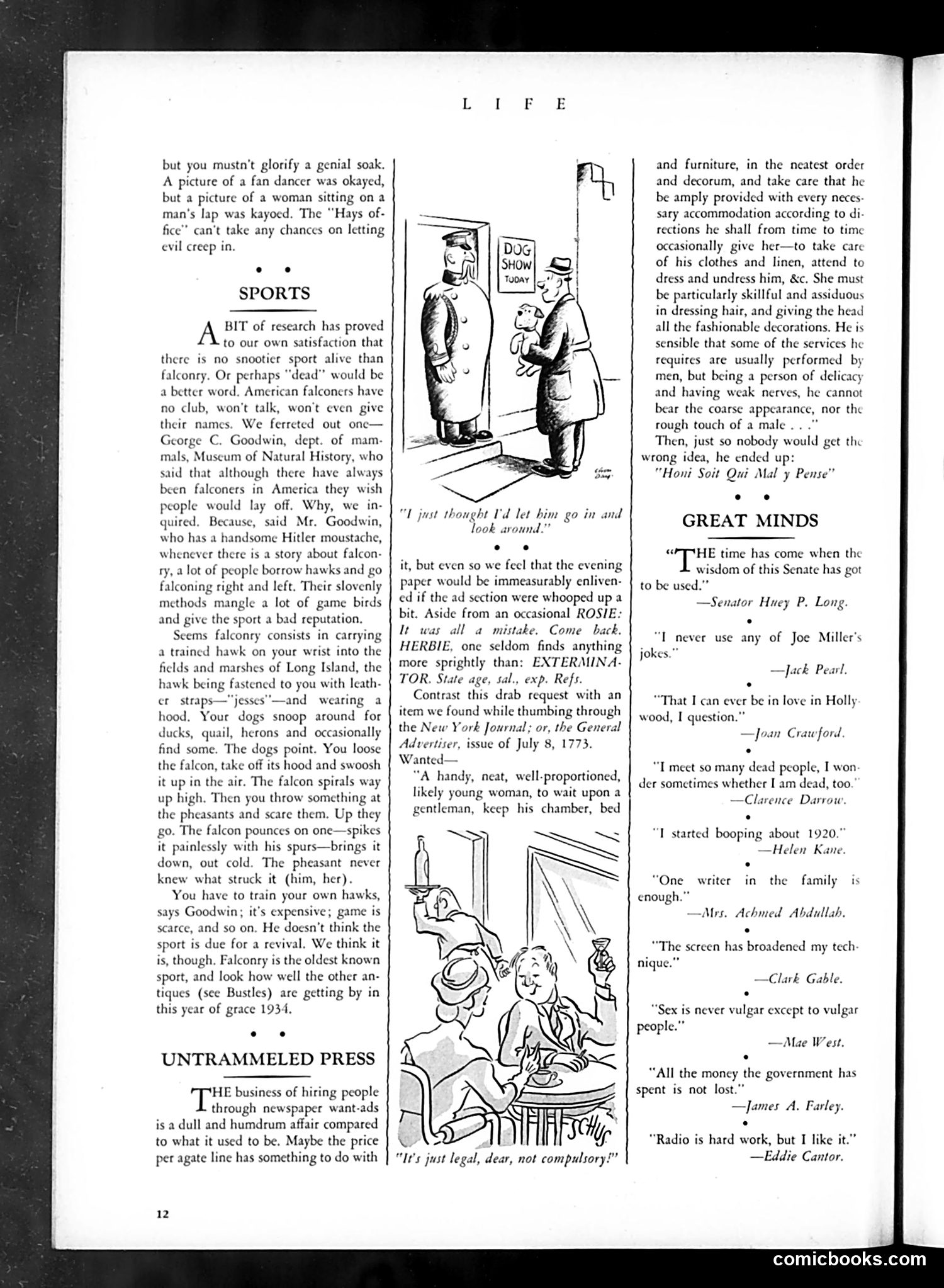 Life — July 1934 — page 14 of 50
