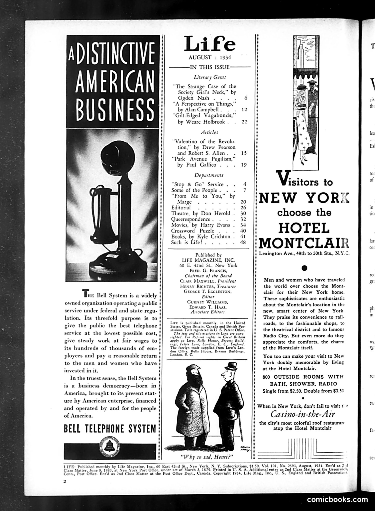 Life — August 1934 — page 4 of 50