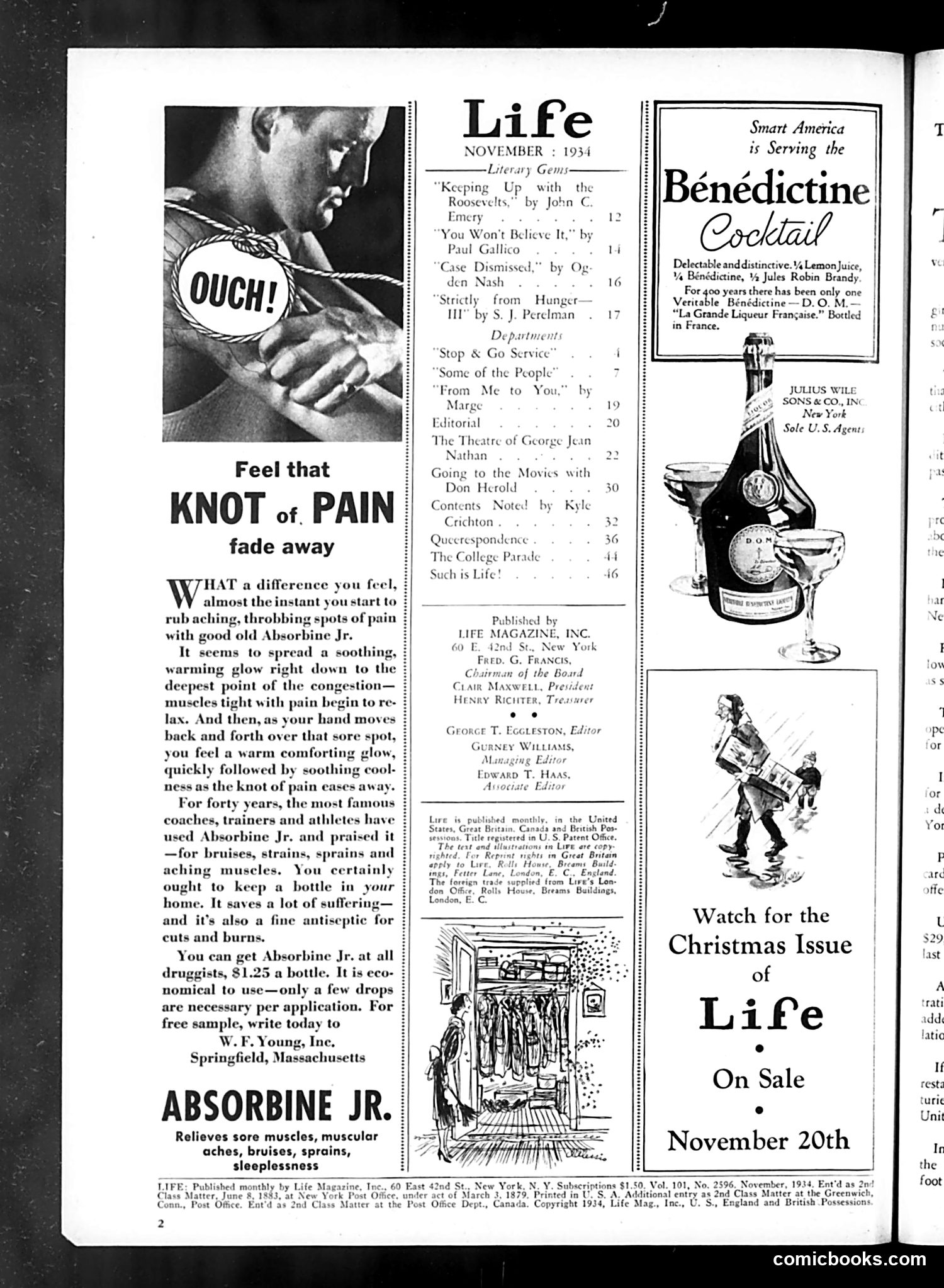 Life — November 1934 — page 4 of 54
